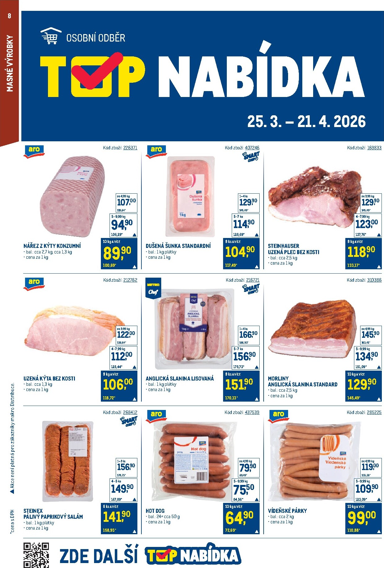 makro - Aktuální Makro - Gastronomie leták platný od středy 08.04.2026 do úterý 21.04.2026 - page: 8