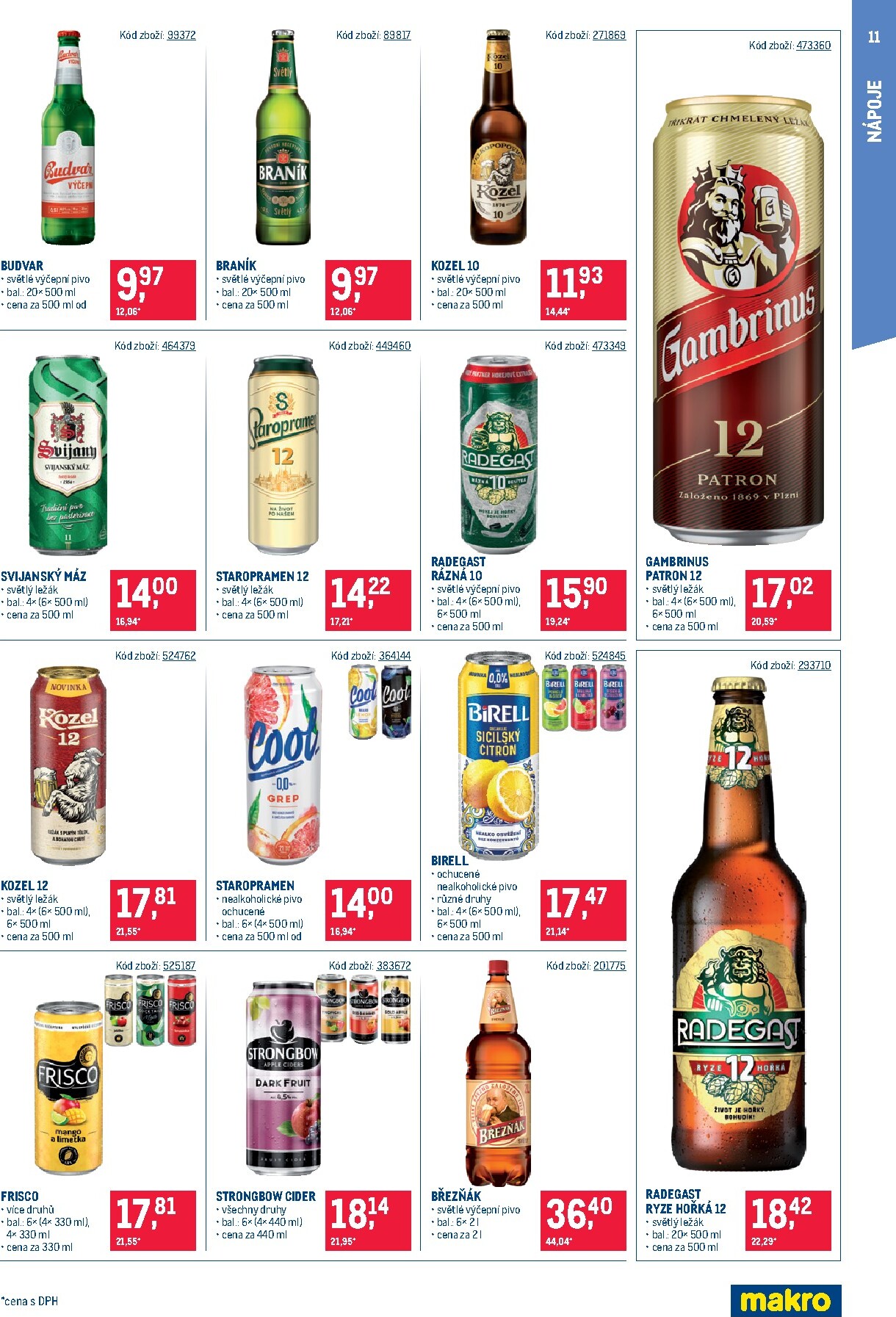 makro - Aktuální Makro - Maloobchod - Distribuce leták platný od úterý 07.04.2026 do pondělí 20.04.2026 - page: 11