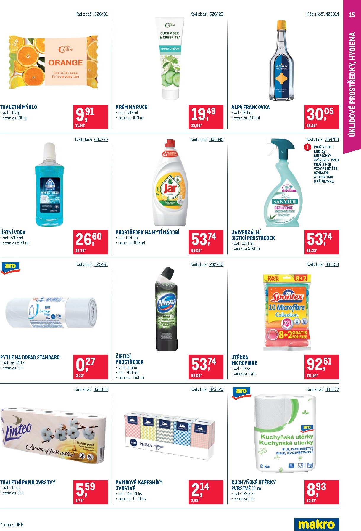 makro - Aktuální Makro - Maloobchod - Distribuce leták platný od úterý 07.04.2026 do pondělí 20.04.2026 - page: 15