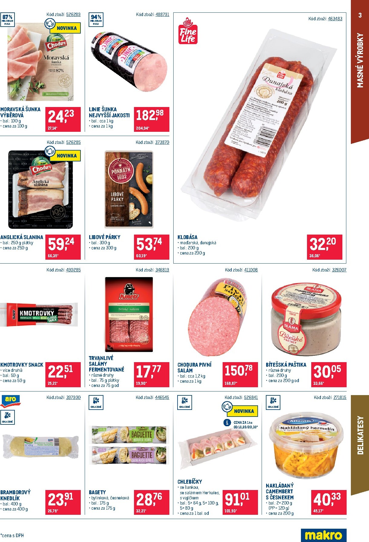 makro - Aktuální Makro - Maloobchod - Distribuce leták platný od úterý 07.04.2026 do pondělí 20.04.2026 - page: 3