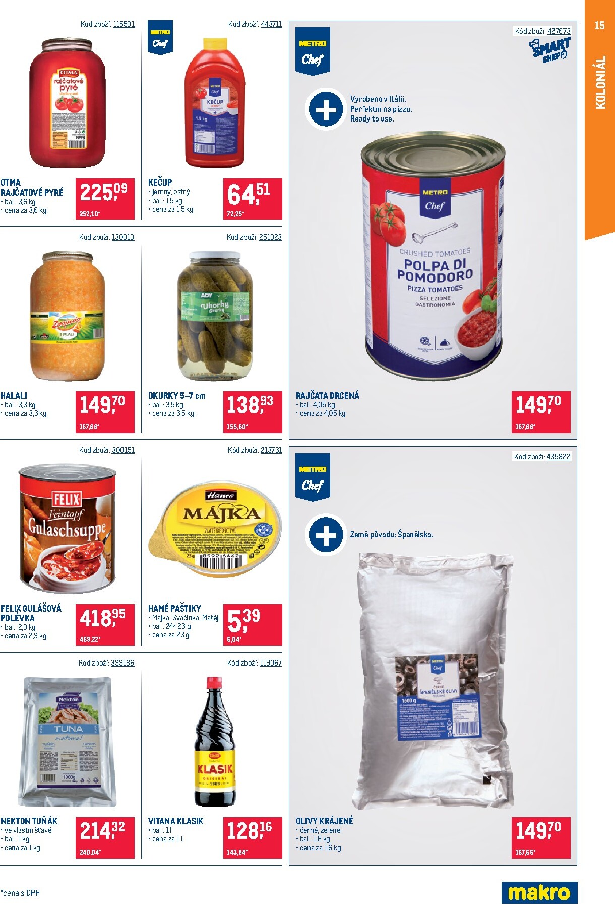 makro - Aktuální Makro - Gastronomie - Distribuce leták platný od úterý 07.04.2026 do pondělí 20.04.2026 - page: 15