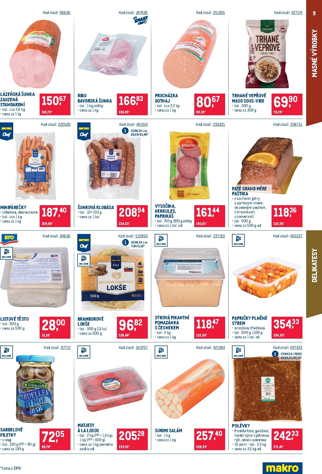 makro - Aktuální Makro - Gastronomie - Distribuce leták platný od úterý 07.04.2026 do pondělí 20.04.2026 - page: 9