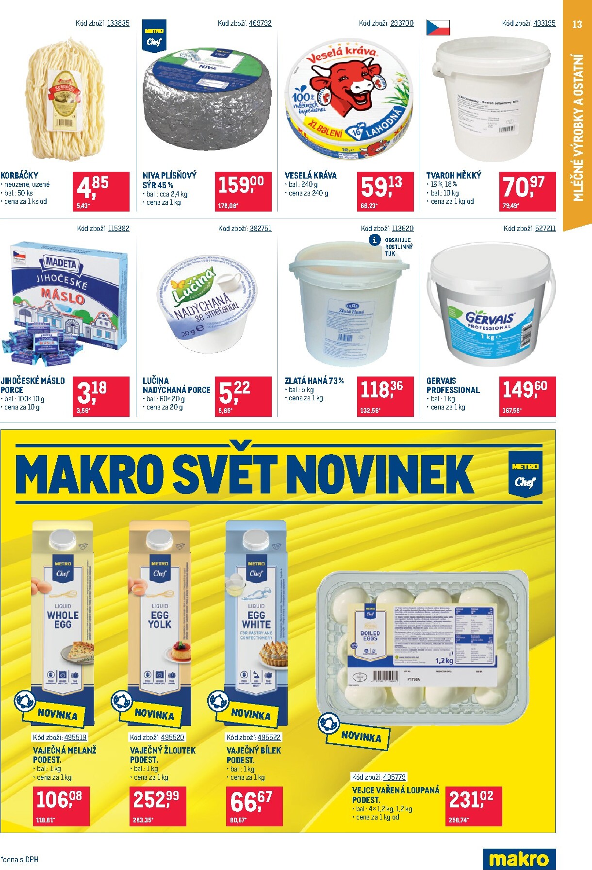 makro - Aktuální Makro - Gastronomie - Distribuce leták platný od úterý 07.04.2026 do pondělí 20.04.2026 - page: 13