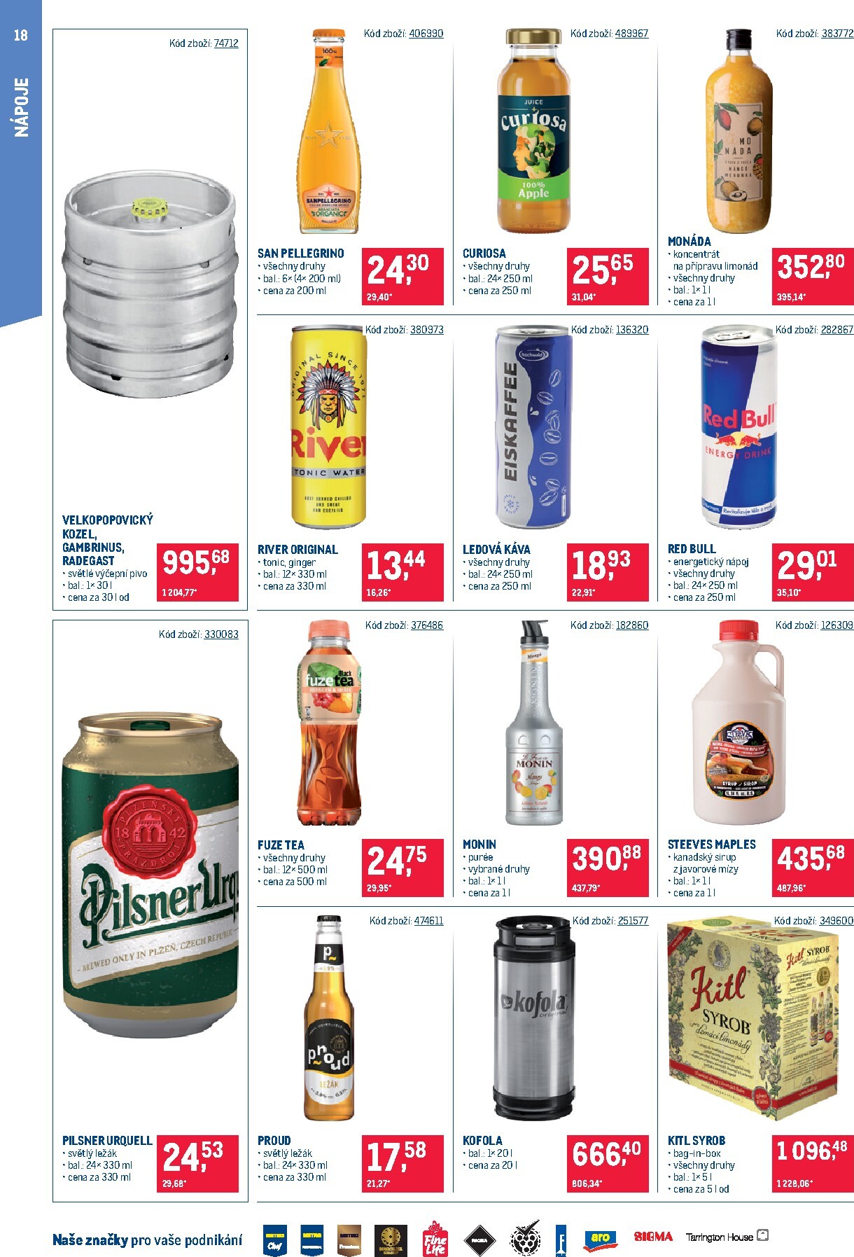 makro - Aktuální Makro - Gastronomie - Distribuce leták platný od úterý 07.04.2026 do pondělí 20.04.2026 - page: 18