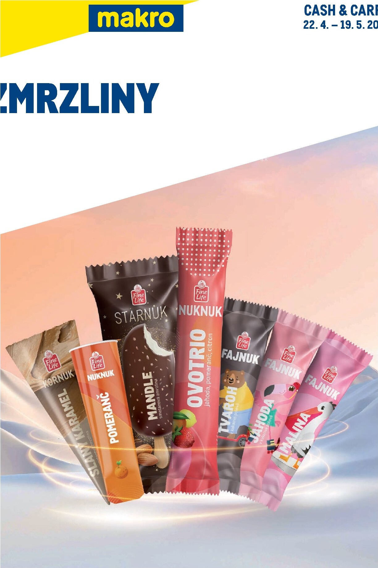 makro - Budoucí Makro - Zmrzliny leták platný od středy 22.04.2026 do úterý 19.05.2026