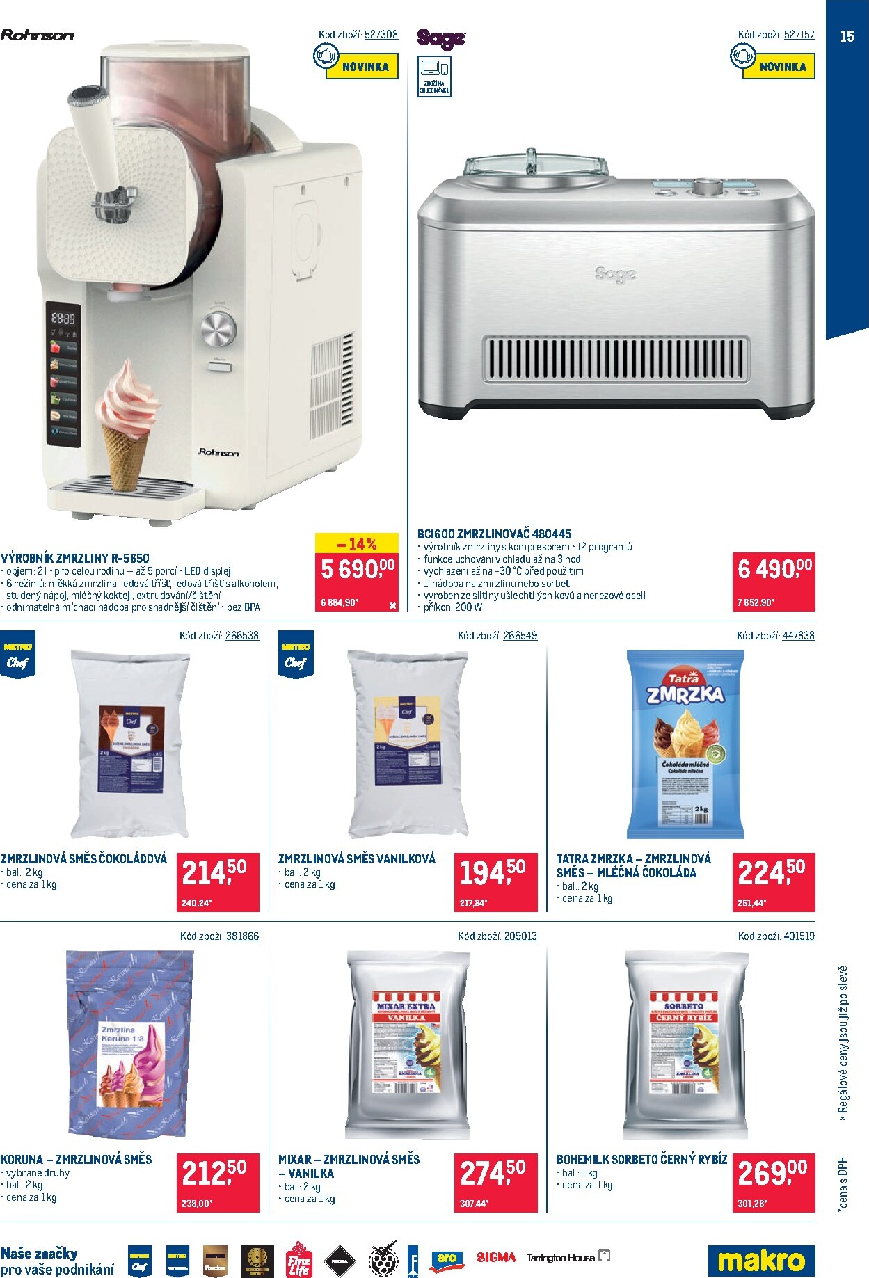 makro - Budoucí Makro - Zmrzliny leták platný od středy 22.04.2026 do úterý 19.05.2026 - page: 15