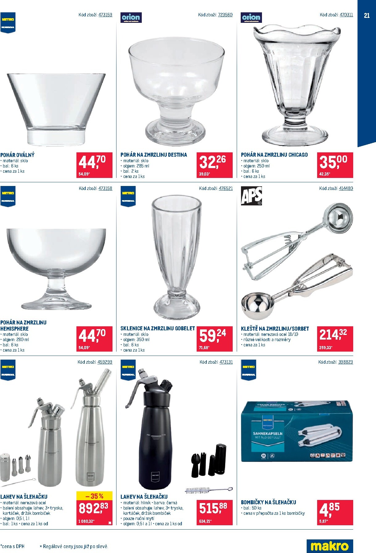 makro - Budoucí Makro - Zmrzliny - Distribuce leták platný od úterý 21.04.2026 do pondělí 18.05.2026 - page: 21