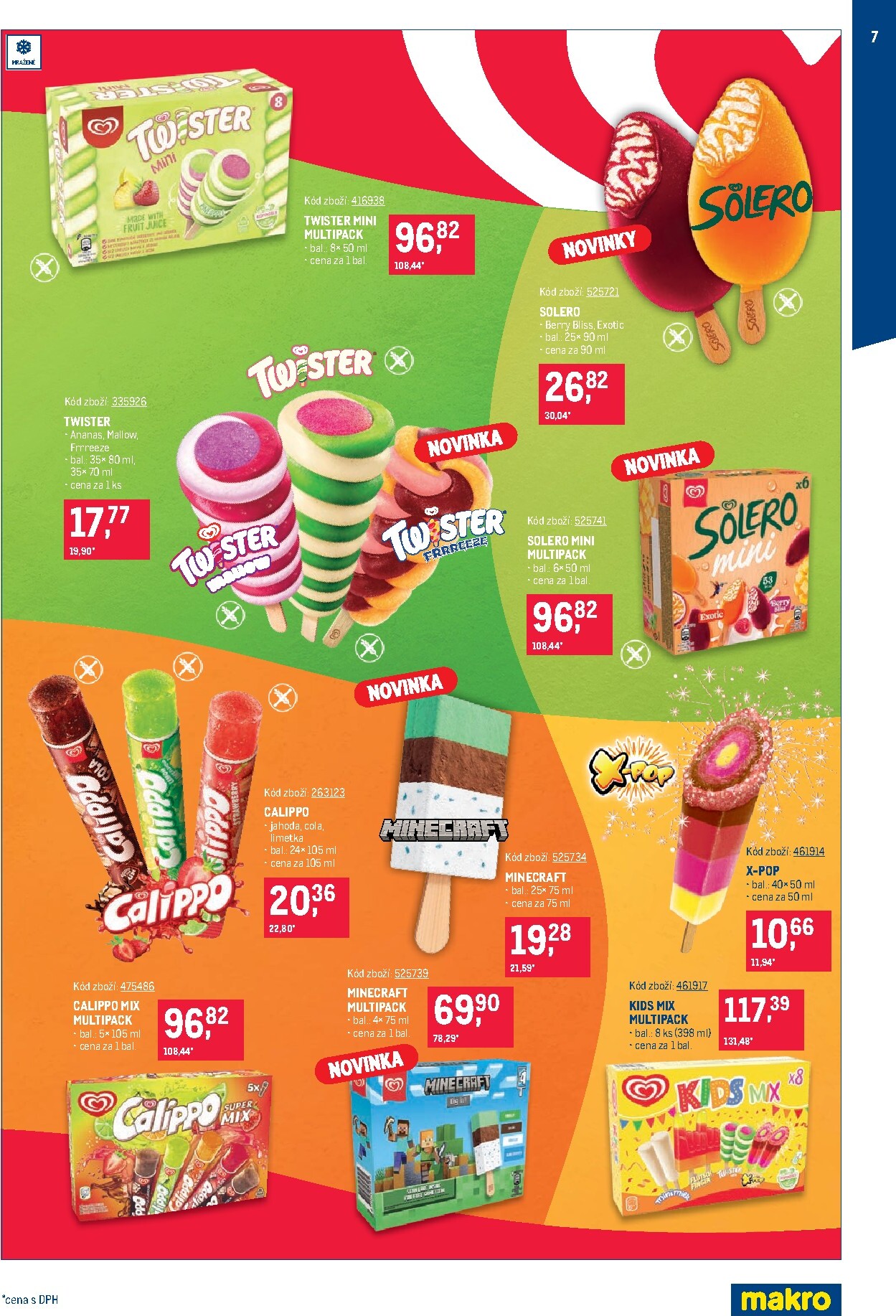 makro - Budoucí Makro - Zmrzliny - Distribuce leták platný od úterý 21.04.2026 do pondělí 18.05.2026 - page: 7