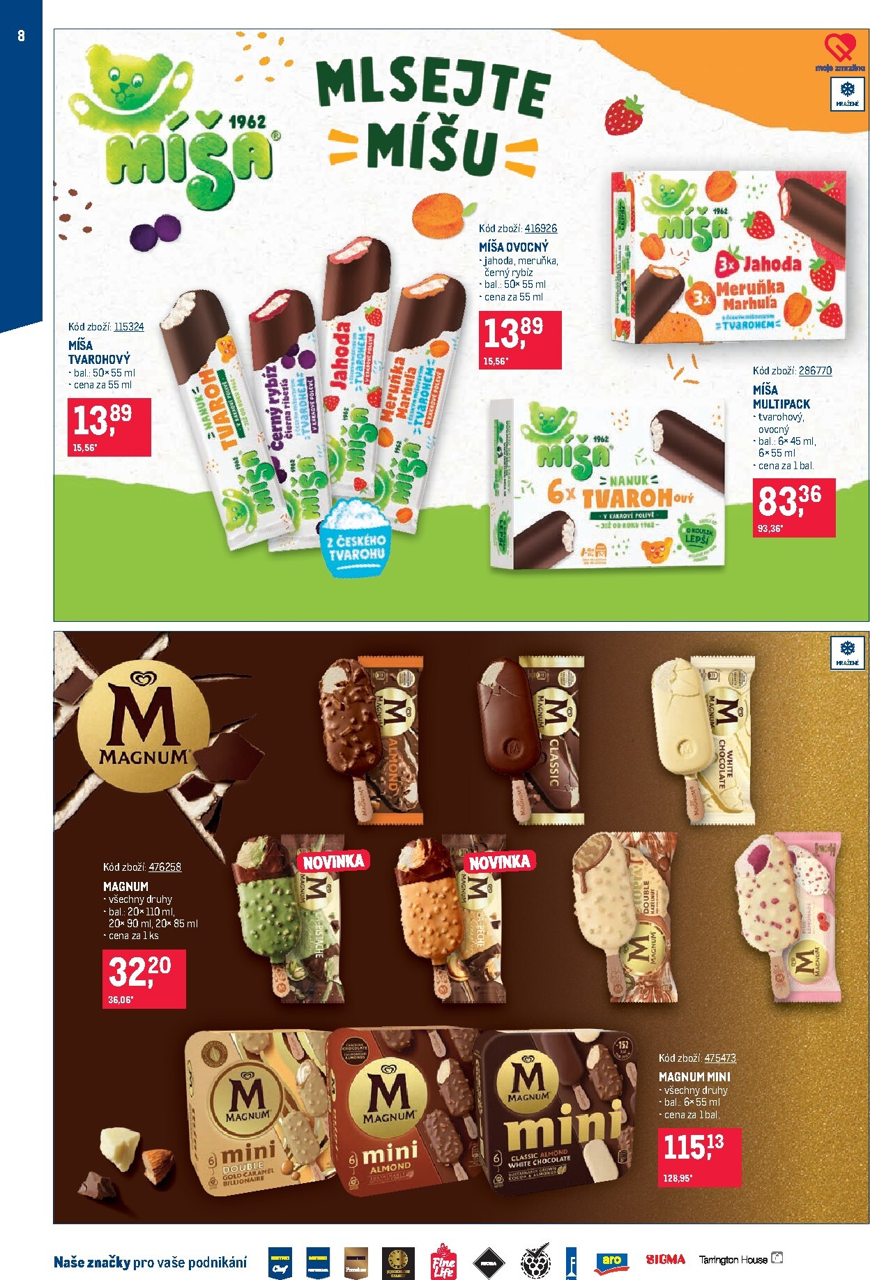 makro - Budoucí Makro - Zmrzliny - Distribuce leták platný od úterý 21.04.2026 do pondělí 18.05.2026 - page: 8