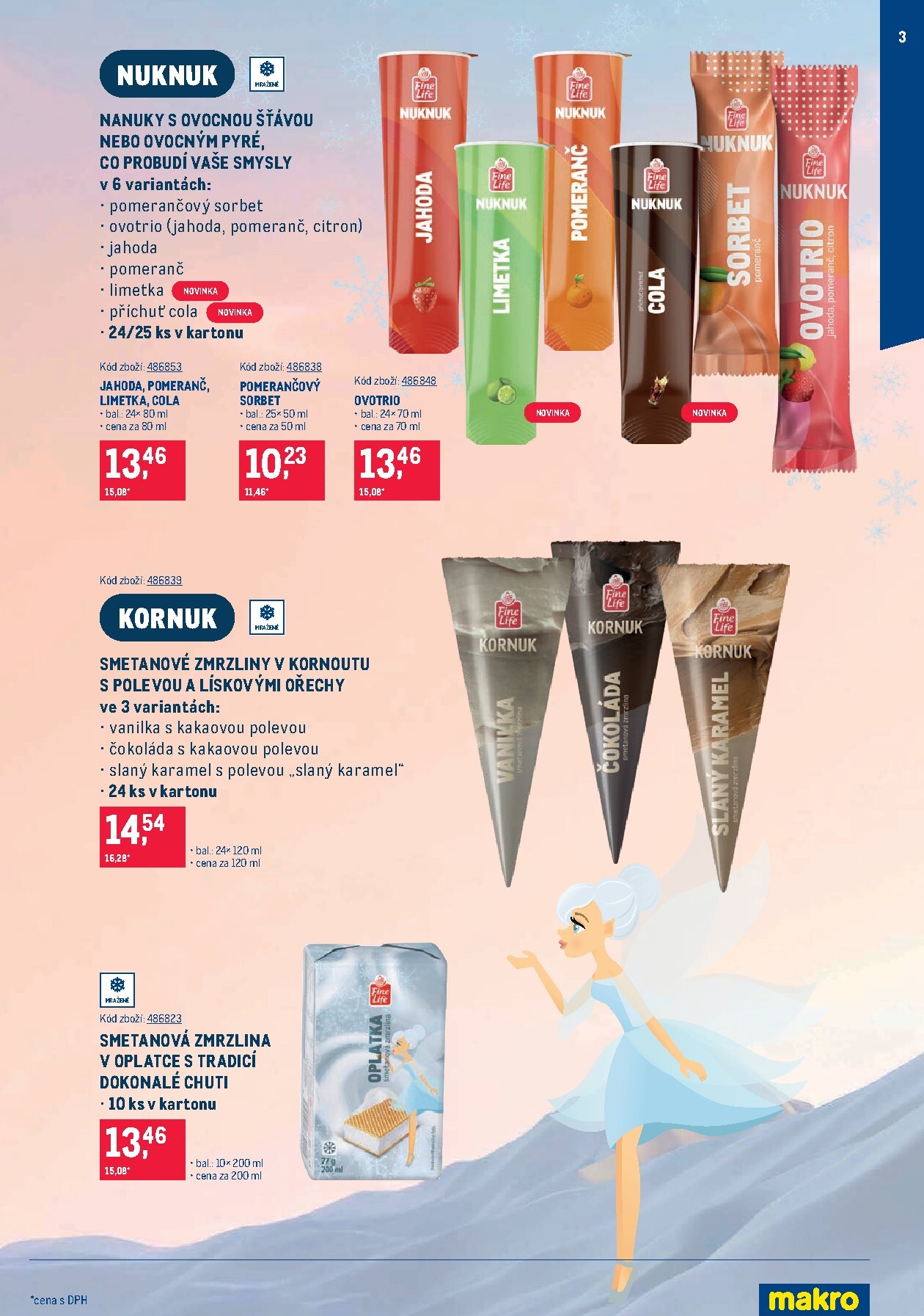 makro - Budoucí Makro - Zmrzliny - Distribuce leták platný od úterý 21.04.2026 do pondělí 18.05.2026 - page: 3