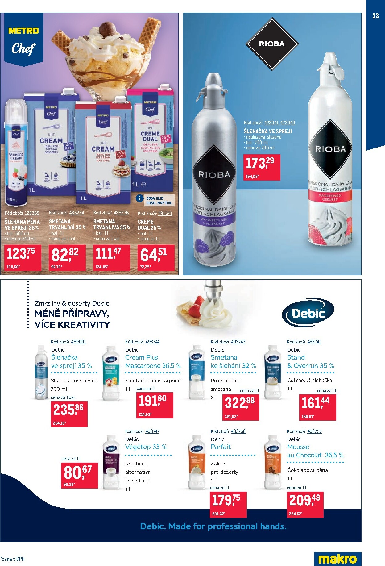 makro - Budoucí Makro - Zmrzliny - Distribuce leták platný od úterý 21.04.2026 do pondělí 18.05.2026 - page: 13