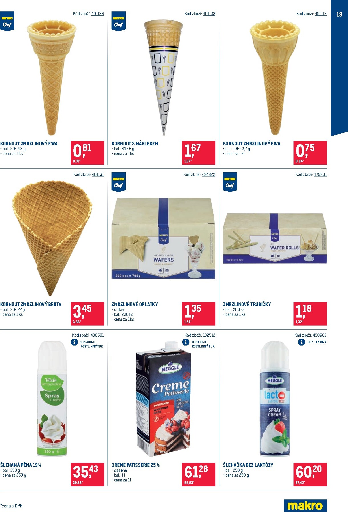 makro - Budoucí Makro - Zmrzliny - Distribuce leták platný od úterý 21.04.2026 do pondělí 18.05.2026 - page: 19