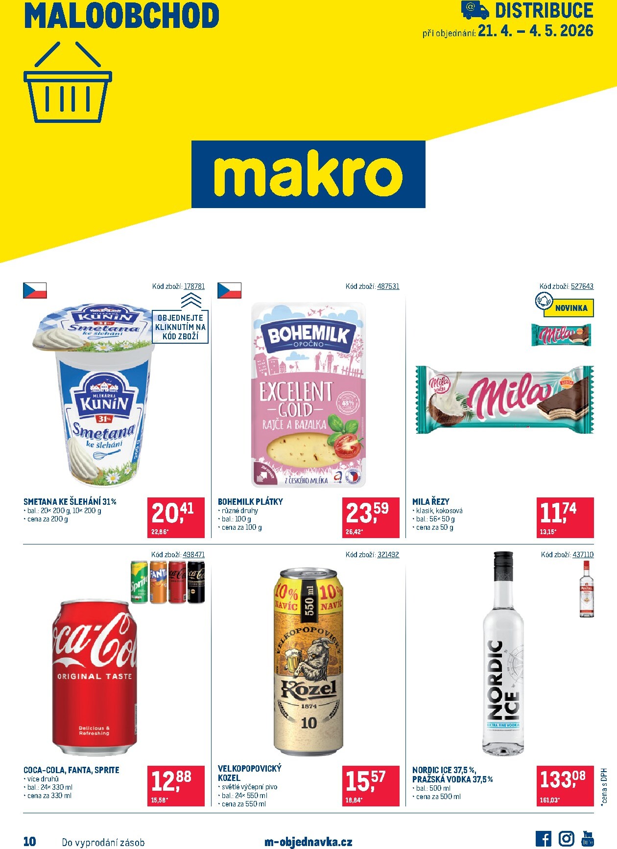 makro - Budoucí Makro - Maloobchod - Distribuce leták platný od úterý 21.04.2026 do pondělí 04.05.2026