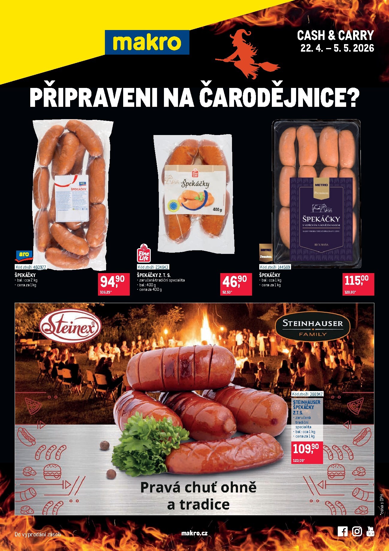 makro - Budoucí Makro - Čarodějnice leták platný od středy 22.04.2026 do úterý 05.05.2026 - page: 1