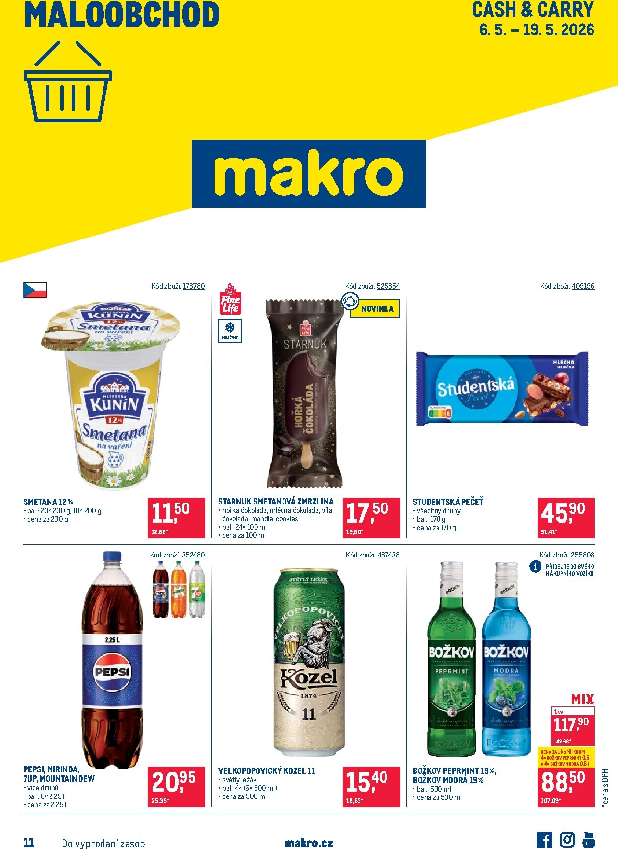makro - Aktuální Makro - Maloobchod leták platný od středy 06.05.2026 do úterý 19.05.2026