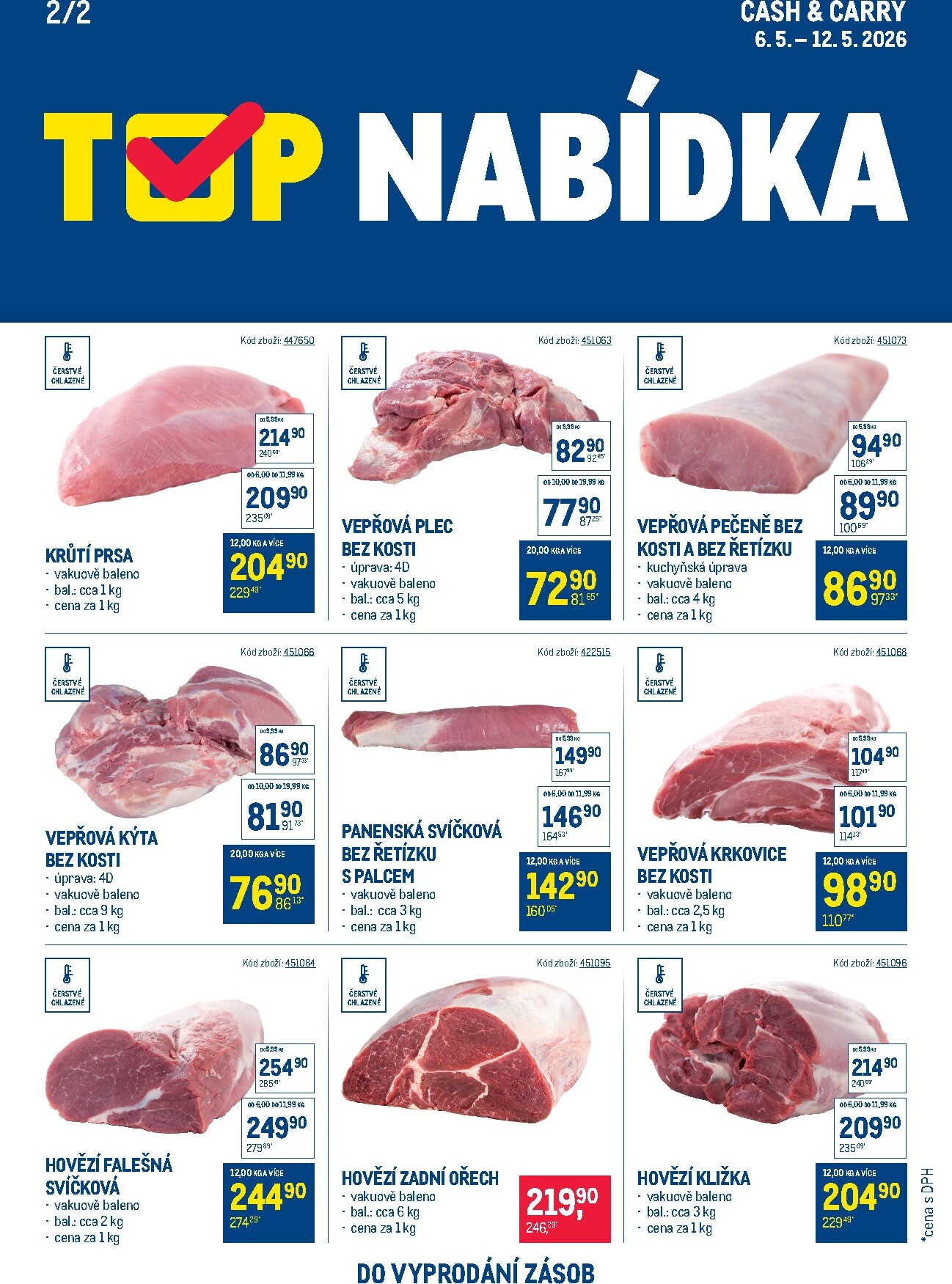 makro - Aktuální Makro - TOP maso leták platný od středy 06.05.2026 do úterý 12.05.2026 - page: 2