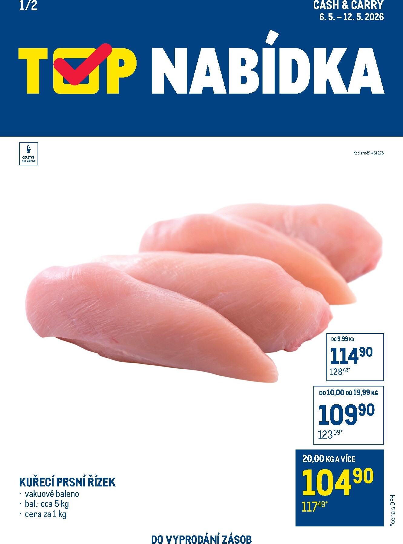 makro - Aktuální Makro - TOP maso leták platný od středy 06.05.2026 do úterý 12.05.2026