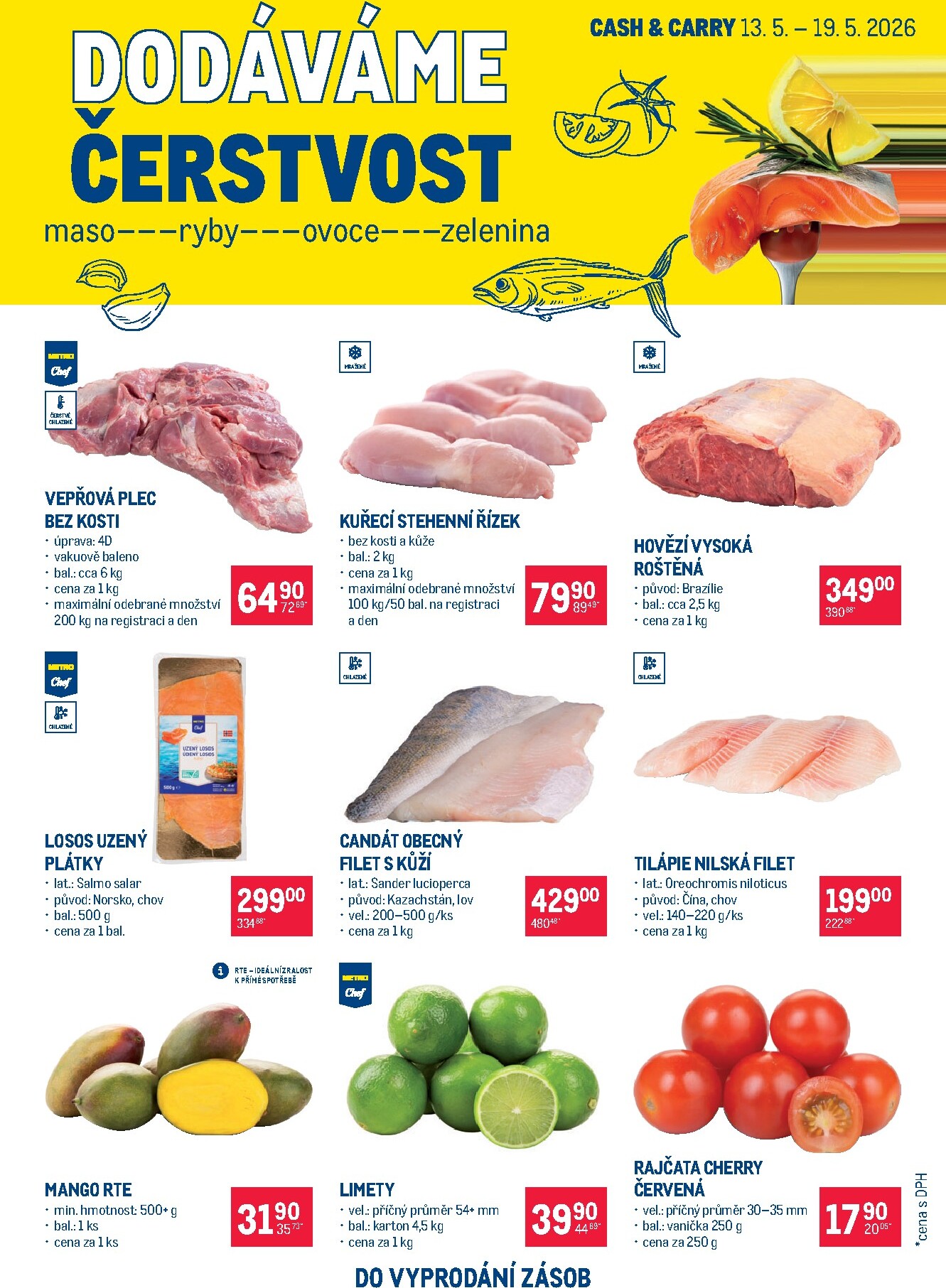 makro - Aktuální Makro - Čerstvé zboží leták platný od středy 13.05.2026 do úterý 19.05.2026
