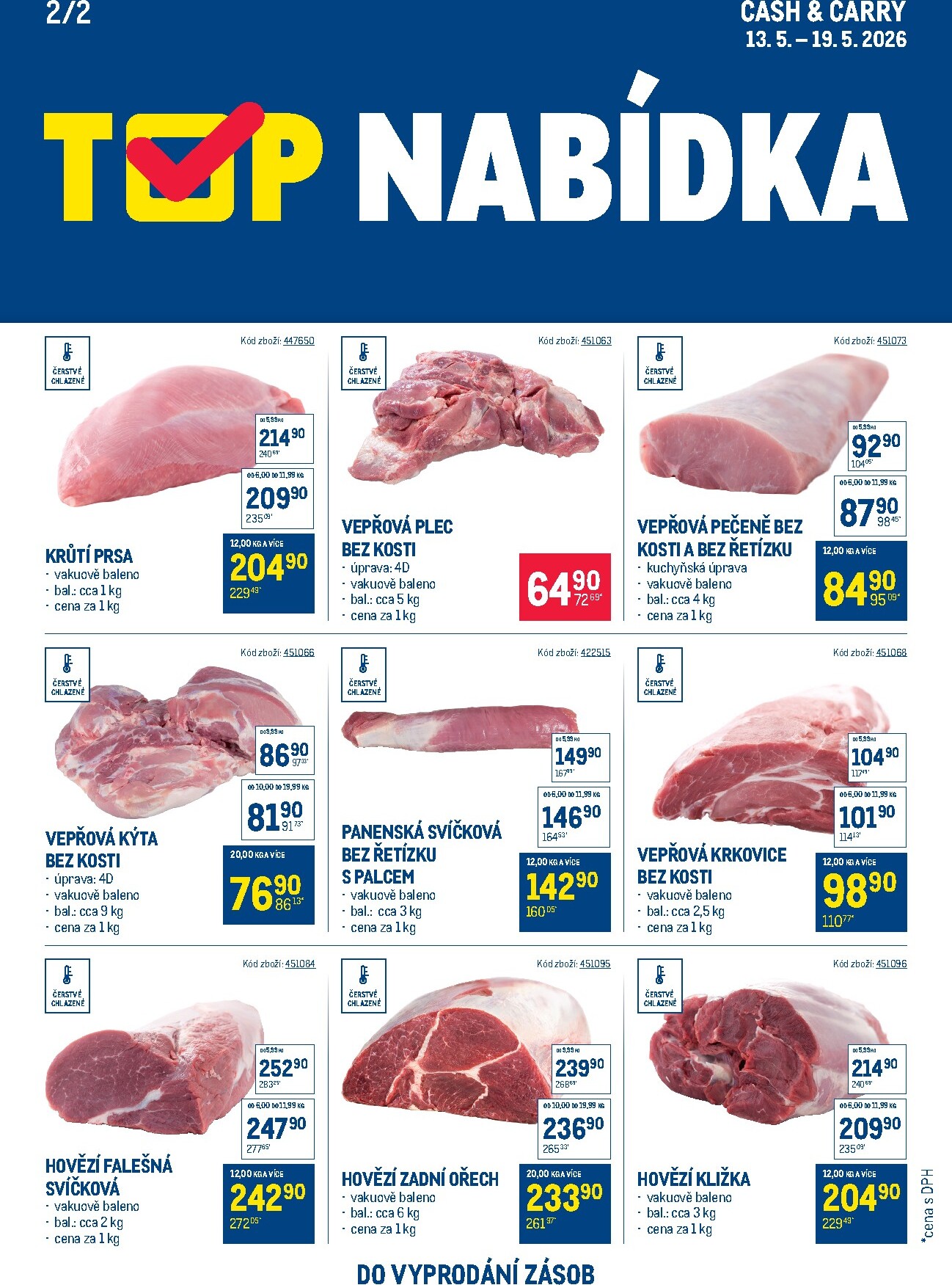 makro - Aktuální Makro - TOP maso leták platný od středy 13.05.2026 do úterý 19.05.2026 - page: 2