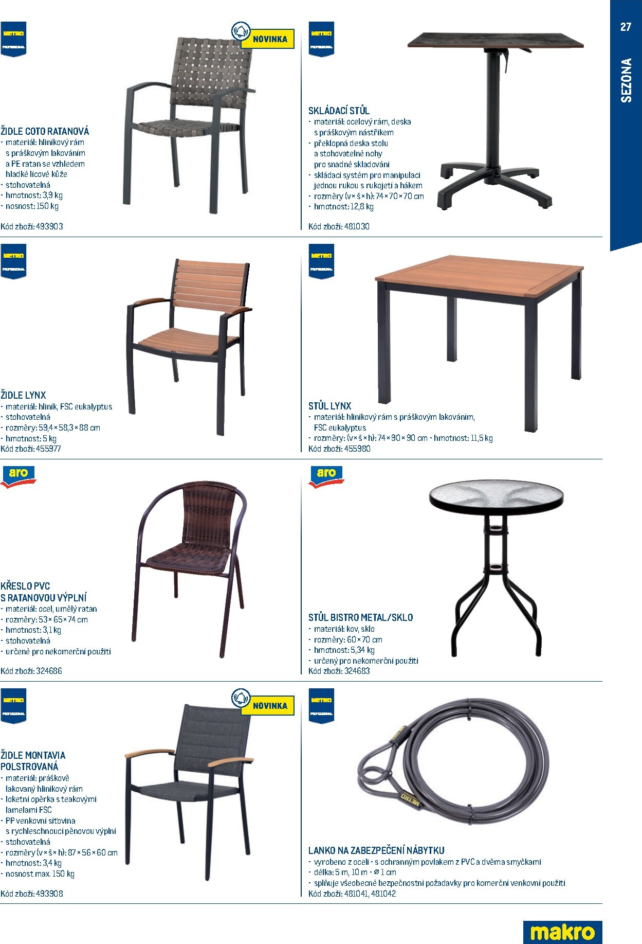 makro - Aktuální Makro - Letní sezona leták platný od čtvrtka 14.05.2026 do neděle 20.09.2026 - page: 27