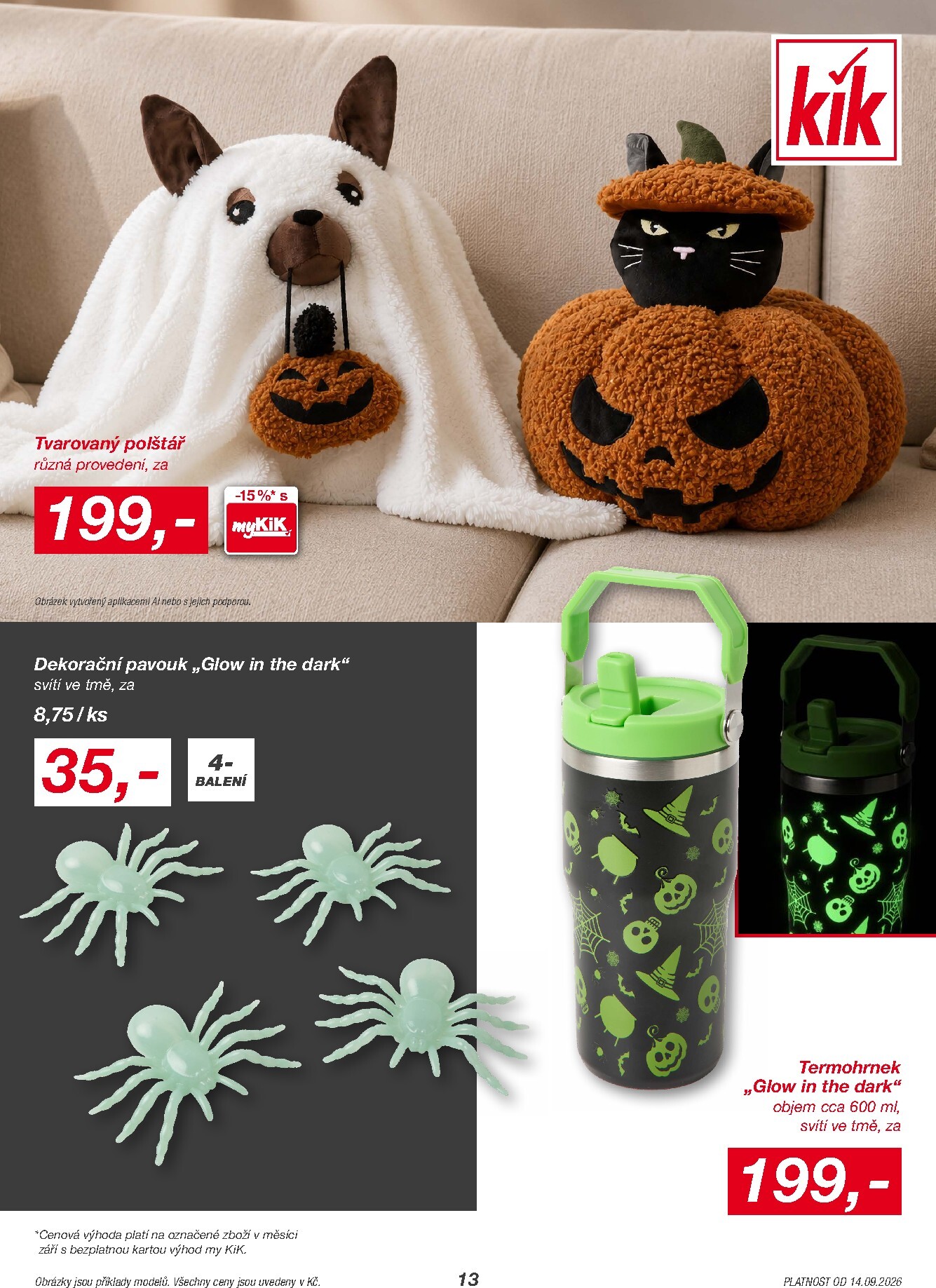 kik - KiK leták na příští týden od pondělí 14.09.2026 do neděle 04.10.2026 - page: 13