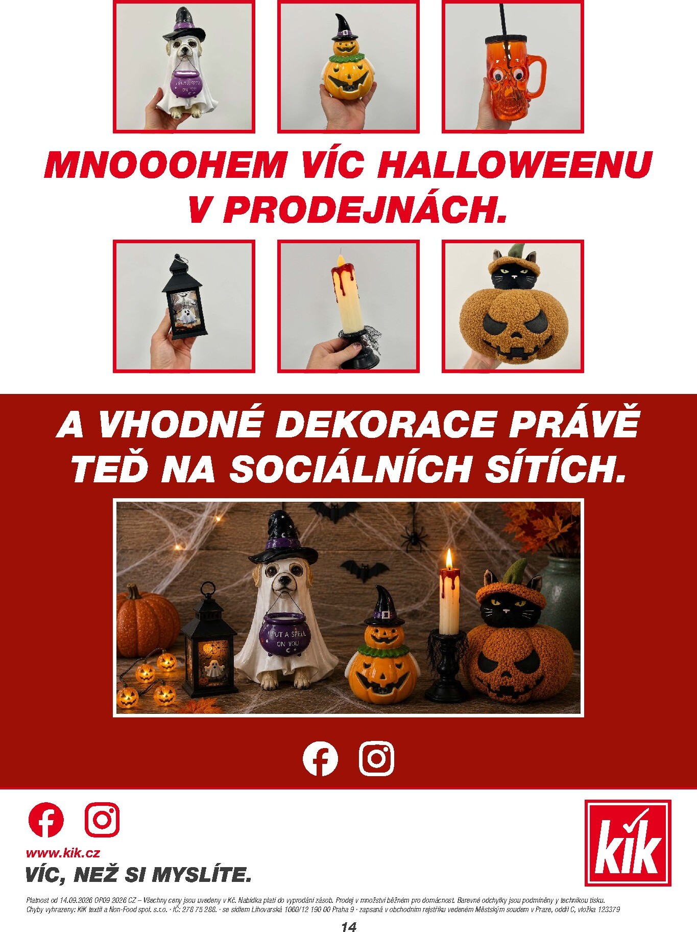 kik - KiK leták na příští týden od pondělí 14.09.2026 do neděle 04.10.2026 - page: 14