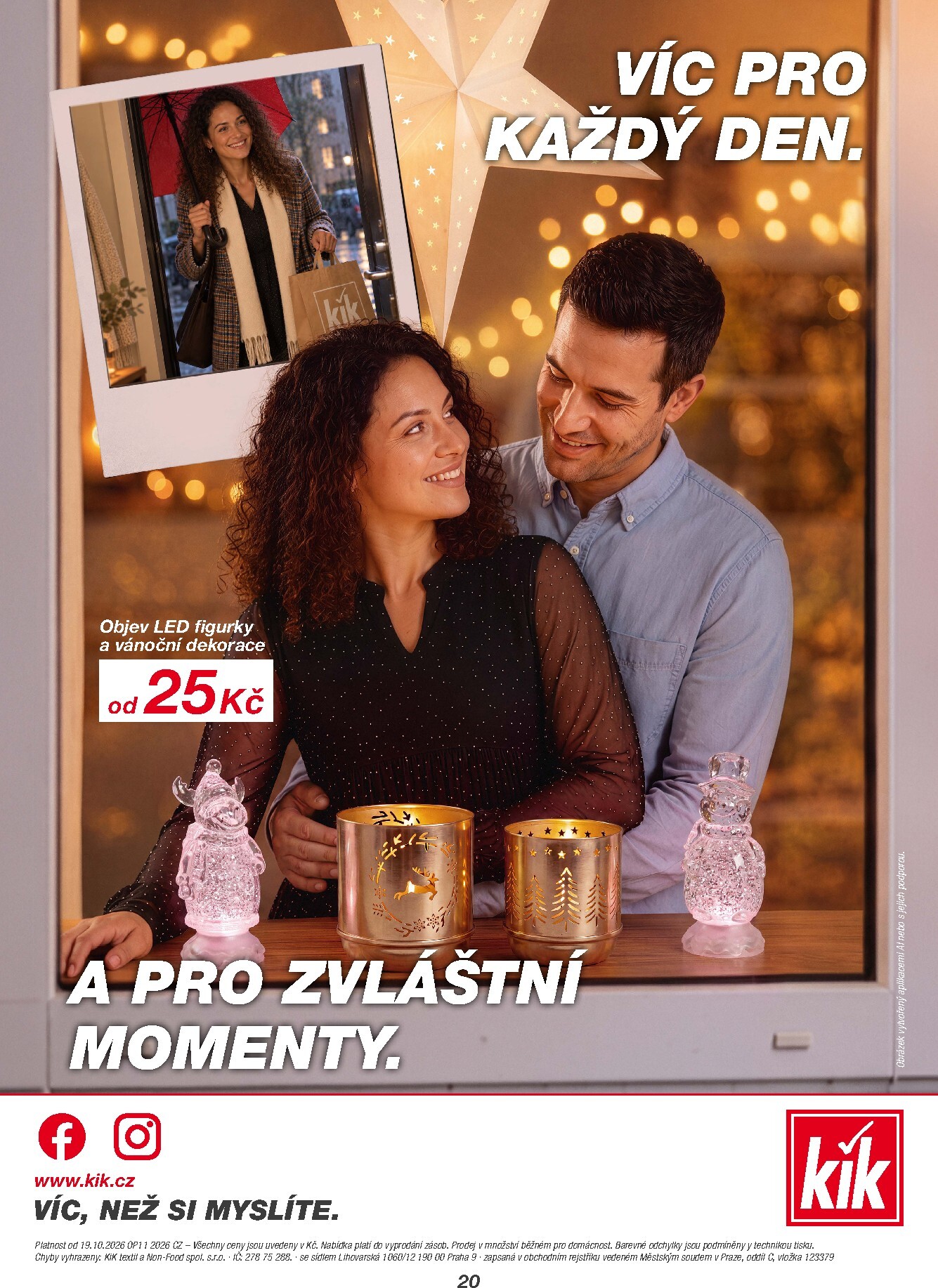 kik - KiK leták na příští týden od pondělí 19.10.2026 do neděle 08.11.2026 - page: 20