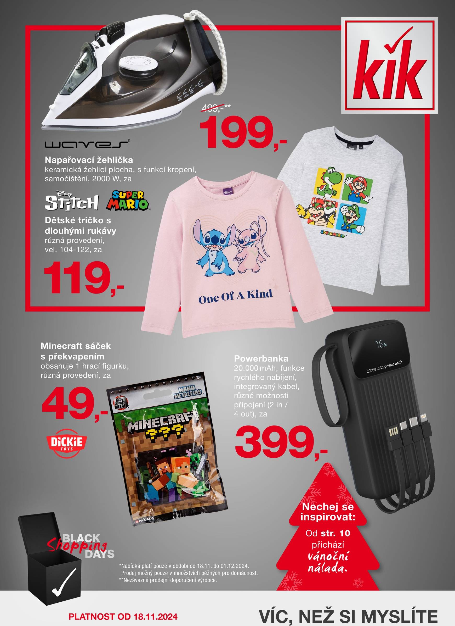 kik - Leták KiK - Black Friday od 18.11. do 25.11.