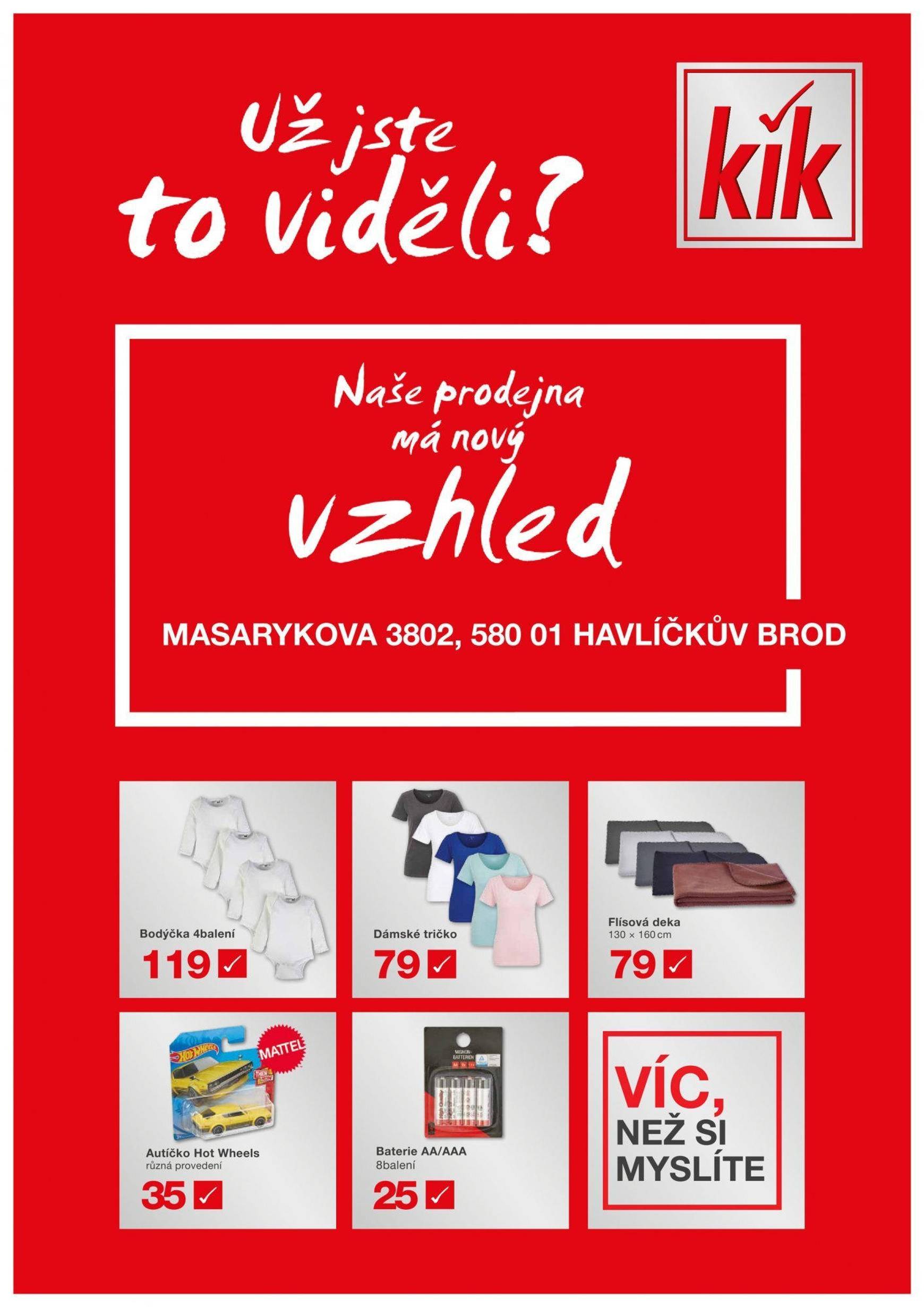 kik - Leták Kik - Havlíčkův Brod od 14.11. do 19.11.