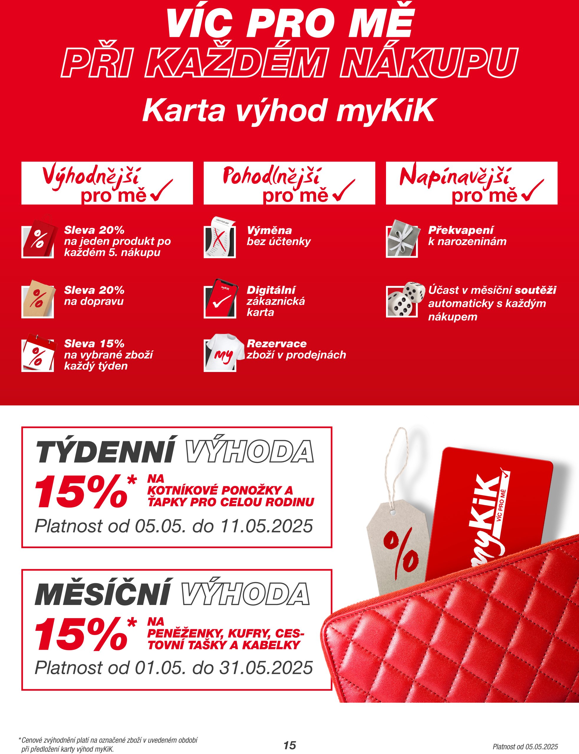 kik - Leták Kik od 05.05. do 01.06. - page: 15