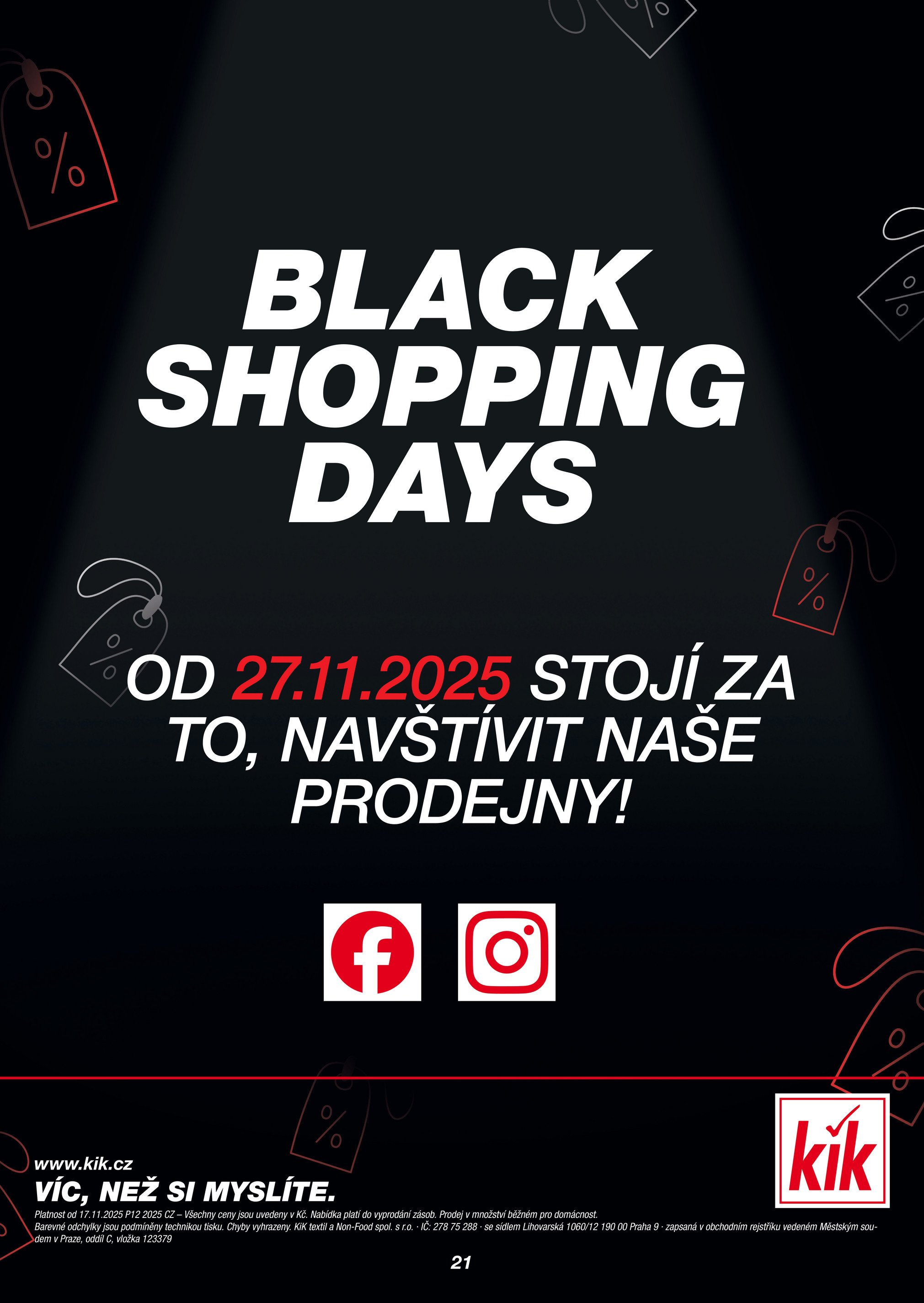 kik - Aktuální leták KiK - Black Friday od 17.11. do 14.12. - page: 21