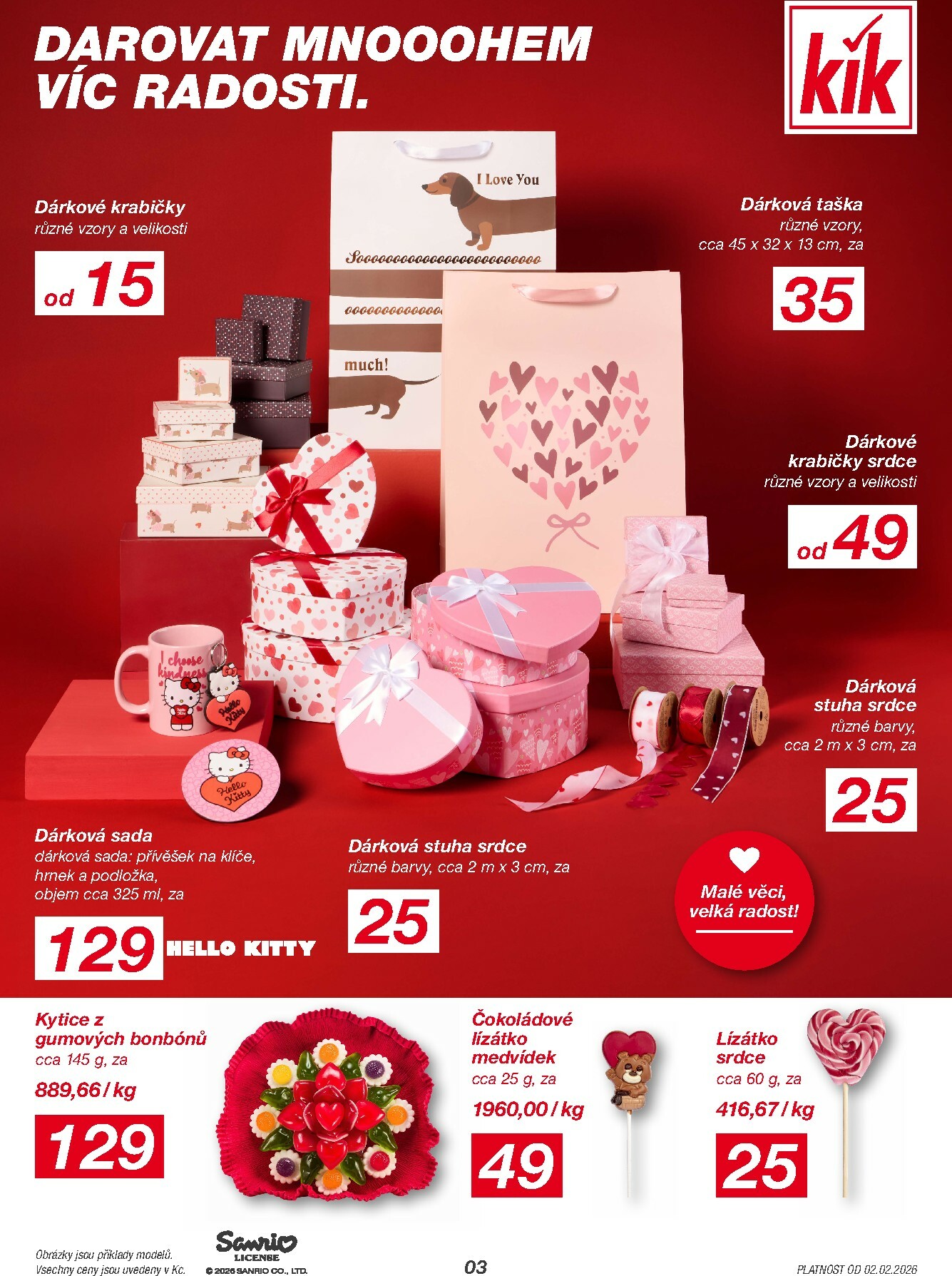 kik - KiK leták platný od pondělí 02.02.2026 do neděle 22.02.2026 - page: 3