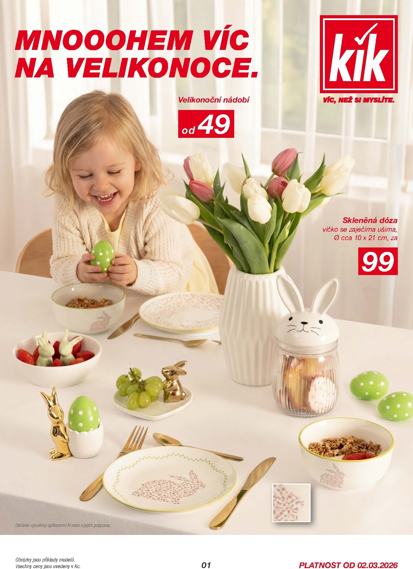 kik - KiK leták platný od pondělí 02.03.2026 do neděle 29.03.2026 - page: 1