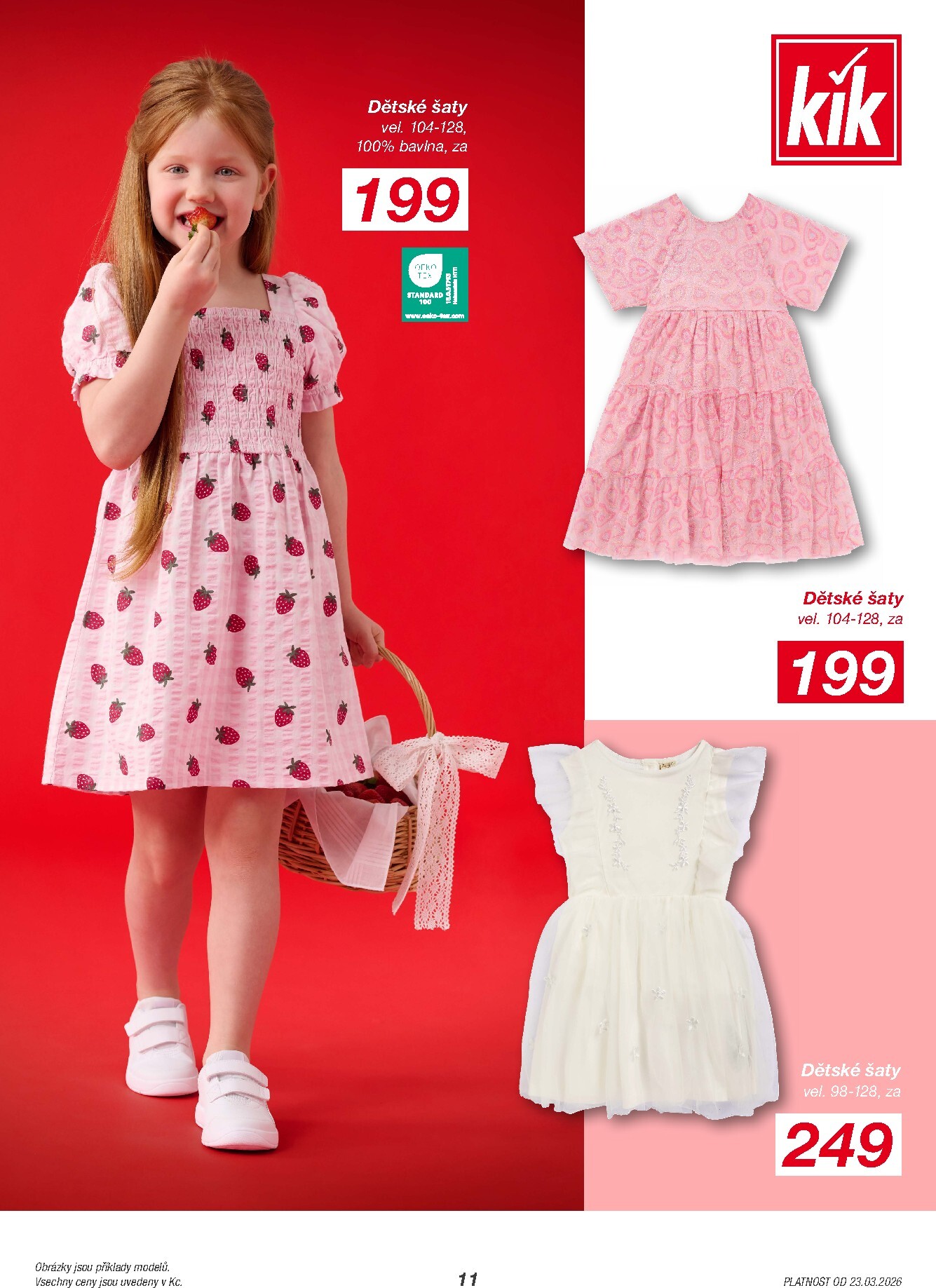 kik - KiK leták platný od pondělí 23.03.2026 do neděle 19.04.2026 - page: 11