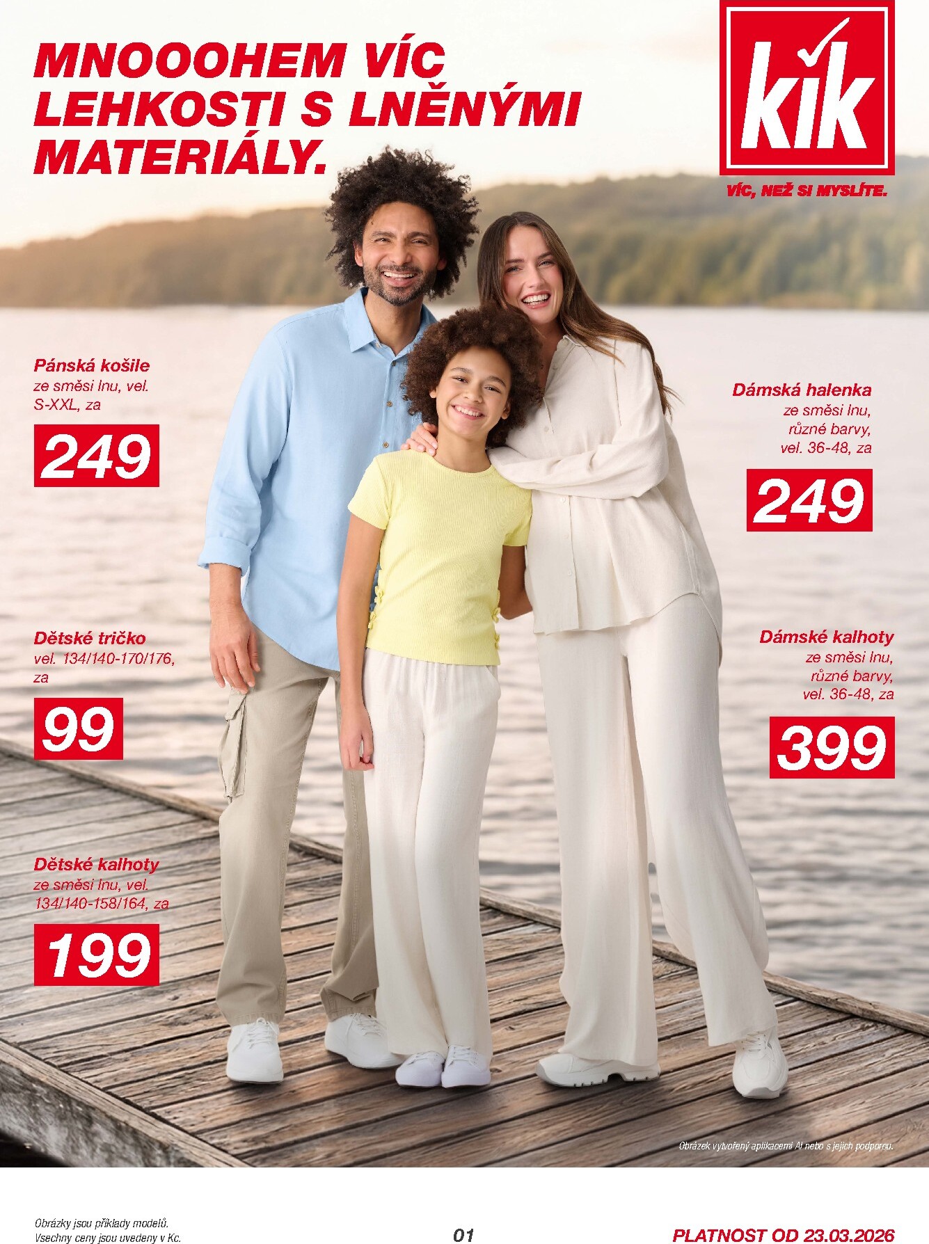 kik - KiK leták platný od pondělí 23.03.2026 do neděle 19.04.2026