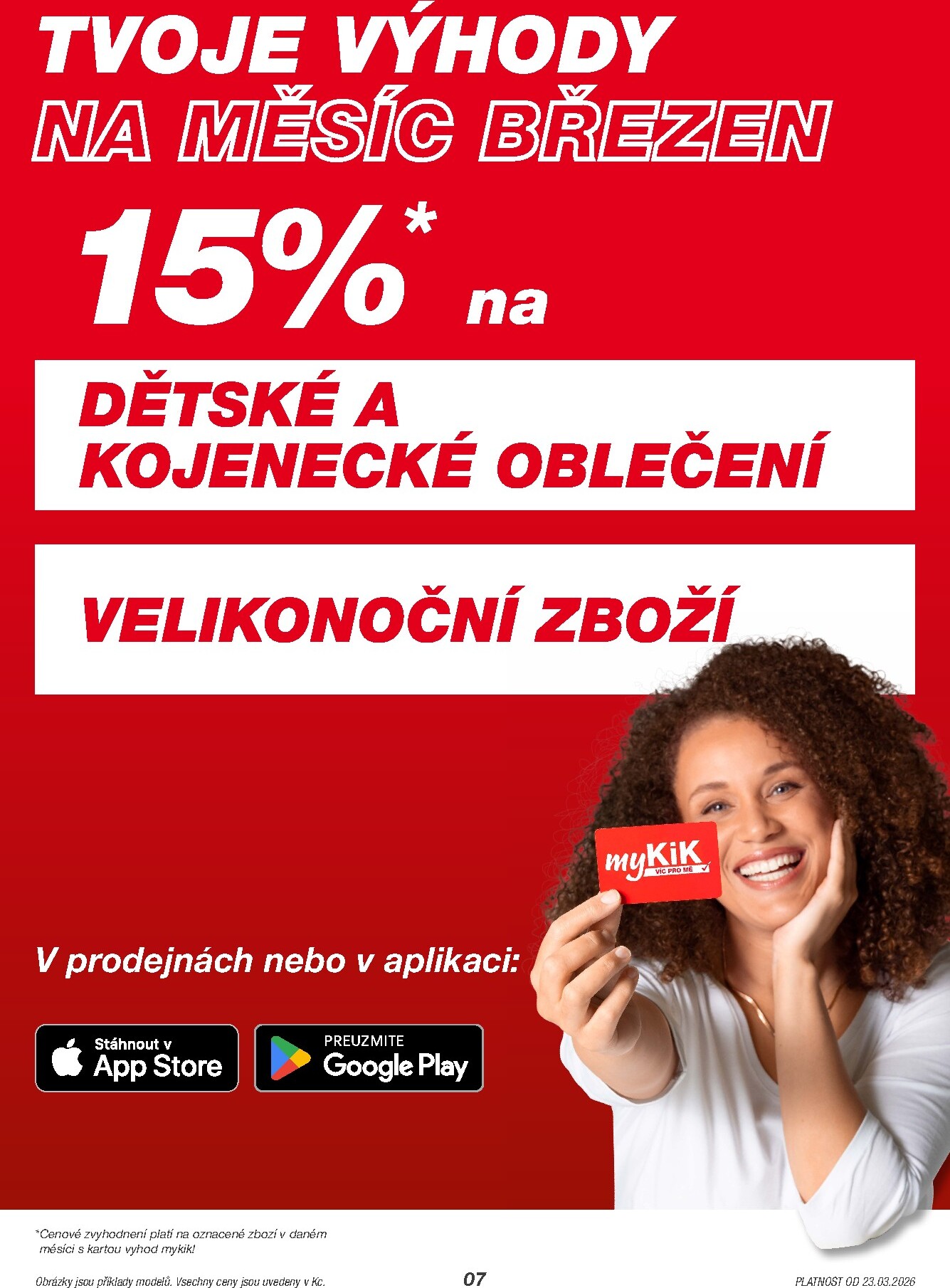 kik - KiK leták platný od pondělí 23.03.2026 do neděle 19.04.2026 - page: 7