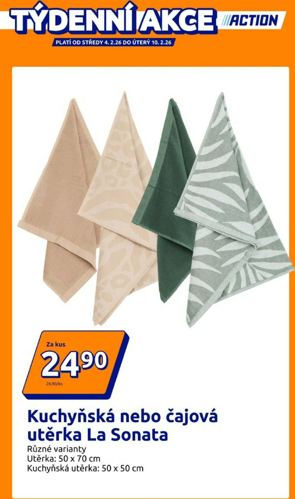 action - Action leták platný od středy 04.02.2026 do úterý 10.02.2026