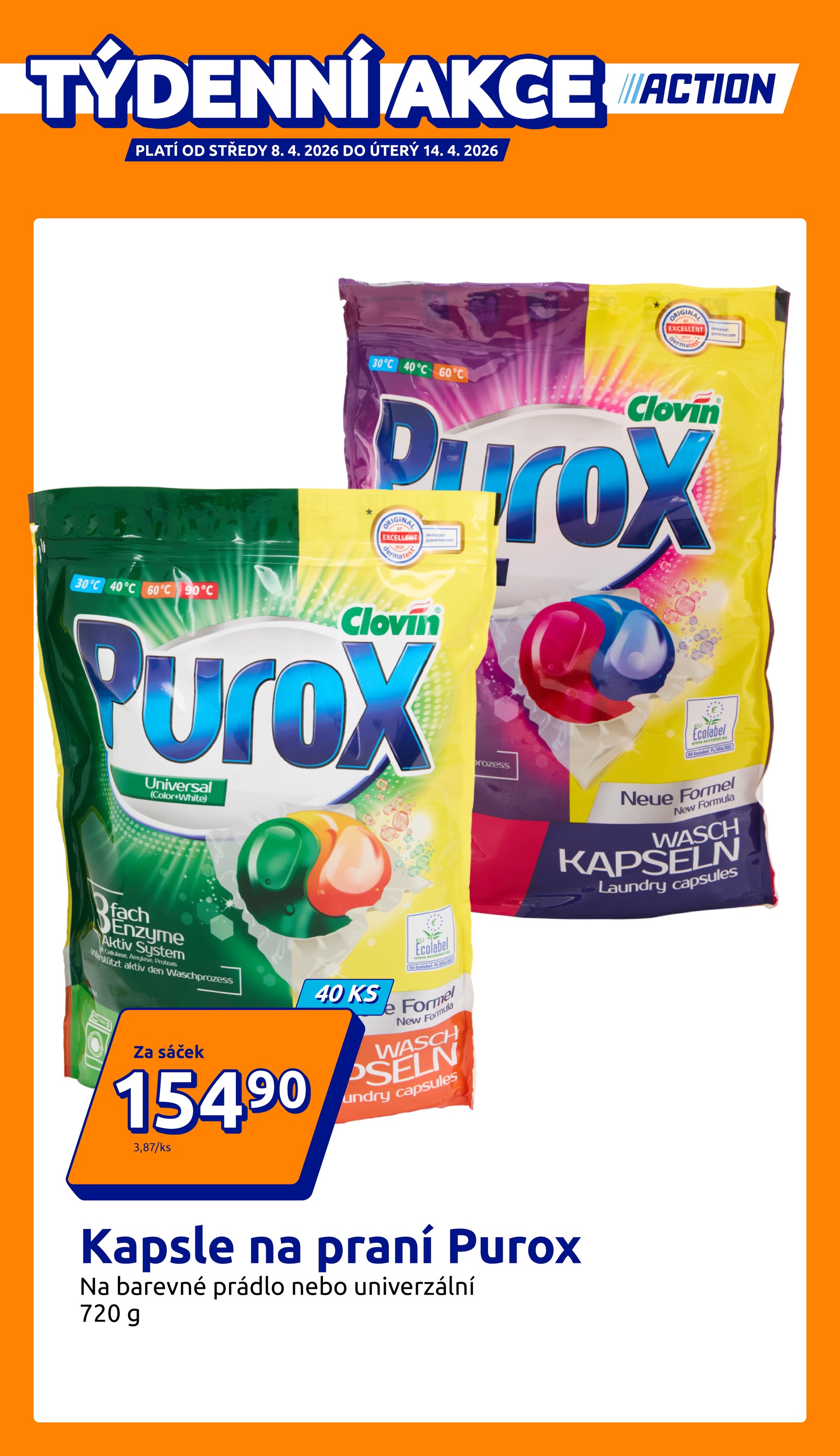 action - Aktuální Action leták platný od středy 08.04.2026 do úterý 14.04.2026