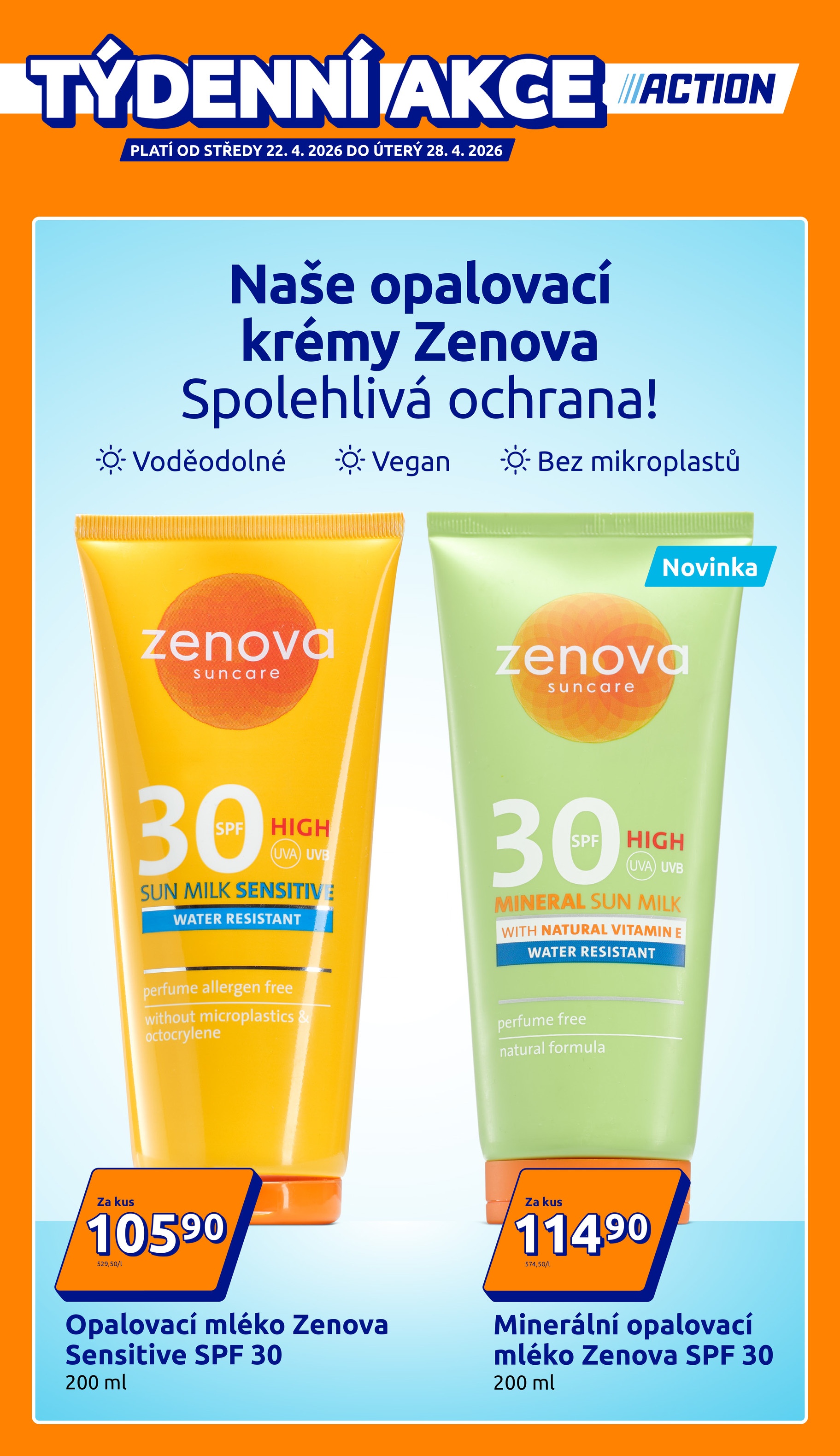 action - Aktuální Action leták platný od středy 22.04.2026 do úterý 28.04.2026 - page: 1