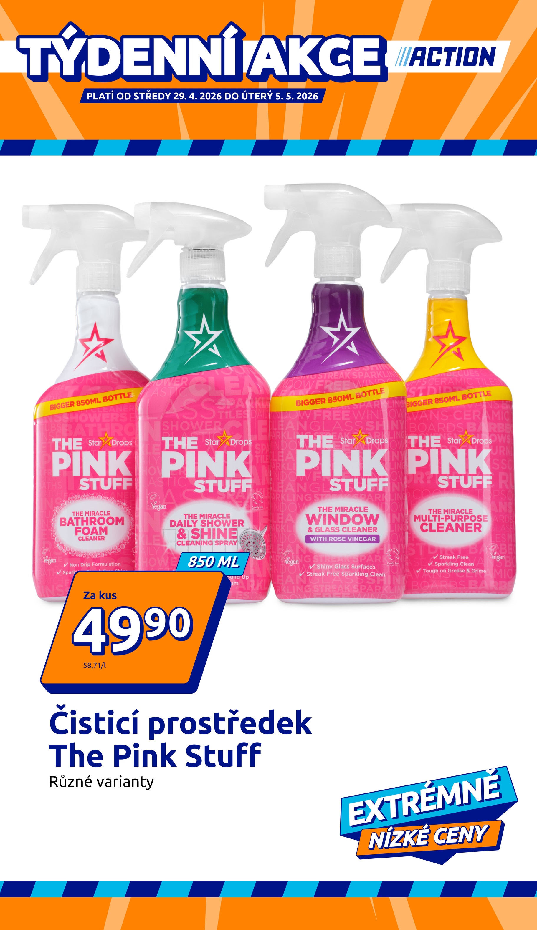 action - Aktuální Action leták platný od středy 29.04.2026 do úterý 05.05.2026