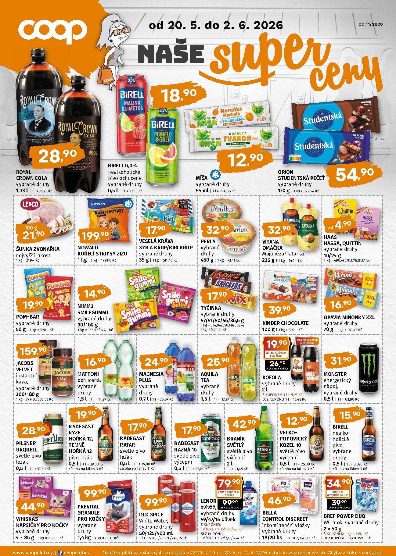 coop - Aktuální Coop - Naše značky leták platný od středy 20.05.2026 do úterý 02.06.2026