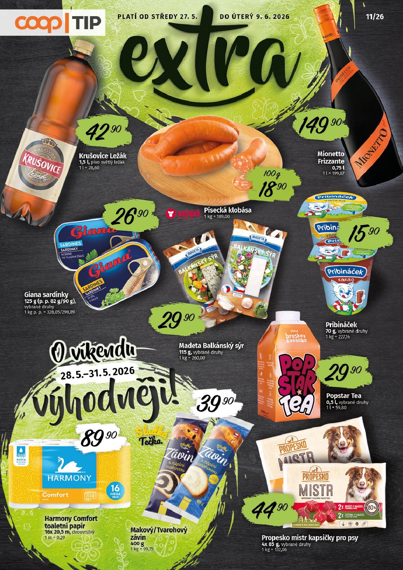 coop - Budoucí Coop - Tip Extra leták platný od středy 27.05.2026 do úterý 09.06.2026 - page: 1