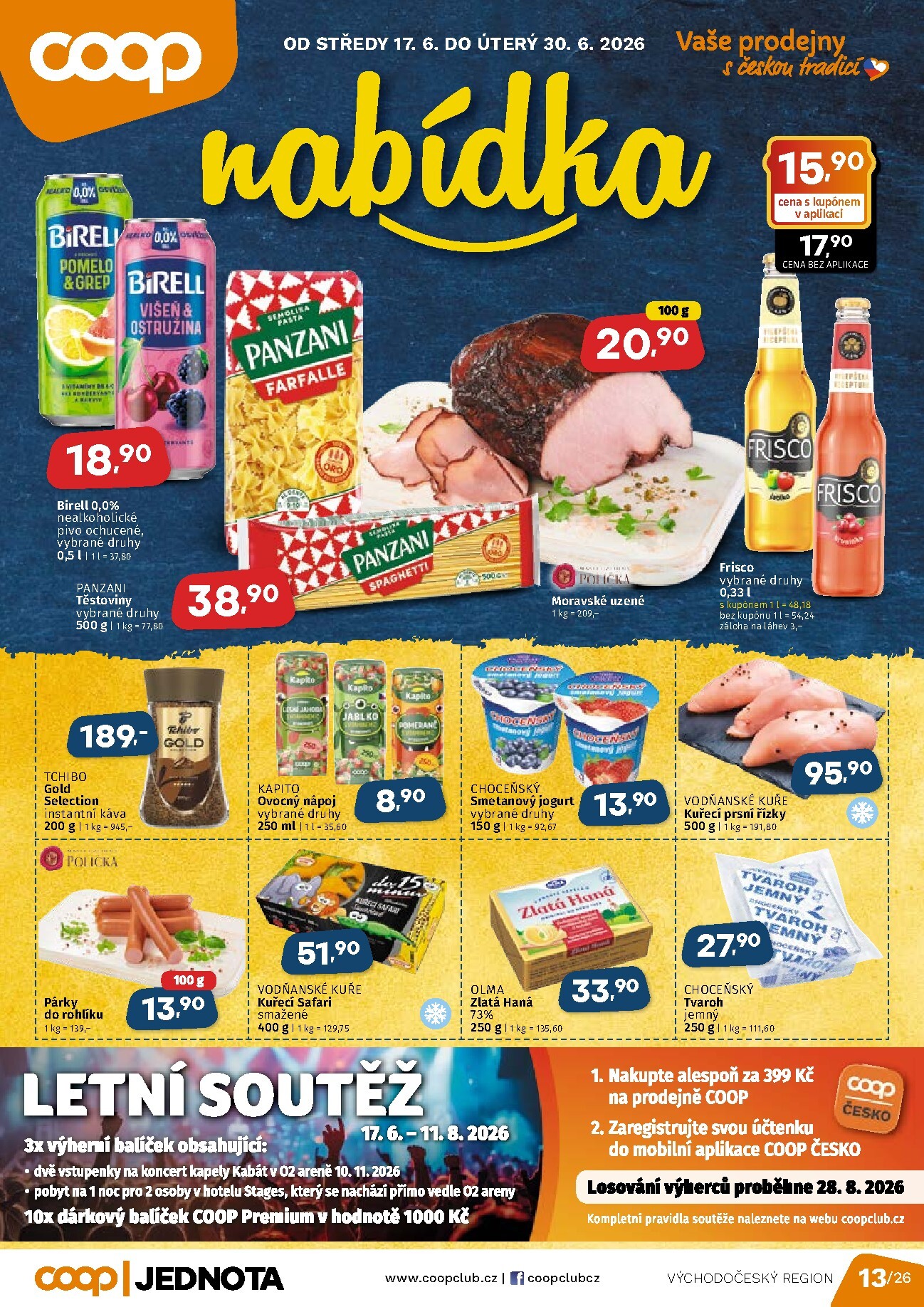 coop - Aktuální Coop - Východní Čechy leták platný od středy 17.06.2026 do úterý 30.06.2026