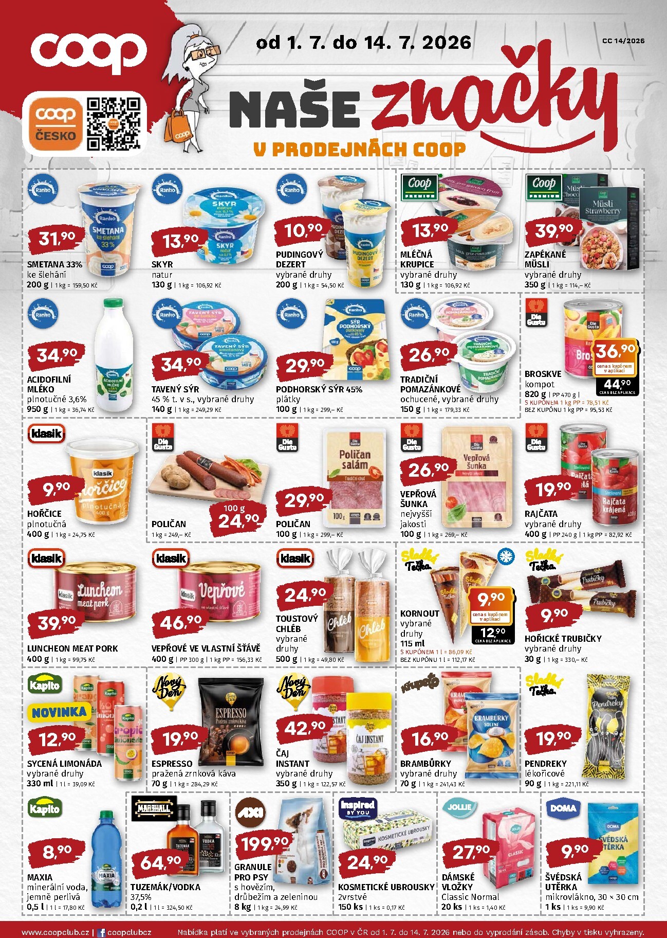 coop - Budoucí COOP - Naše super ceny leták platný od středy 01.07.2026 do úterý 14.07.2026 - page: 2
