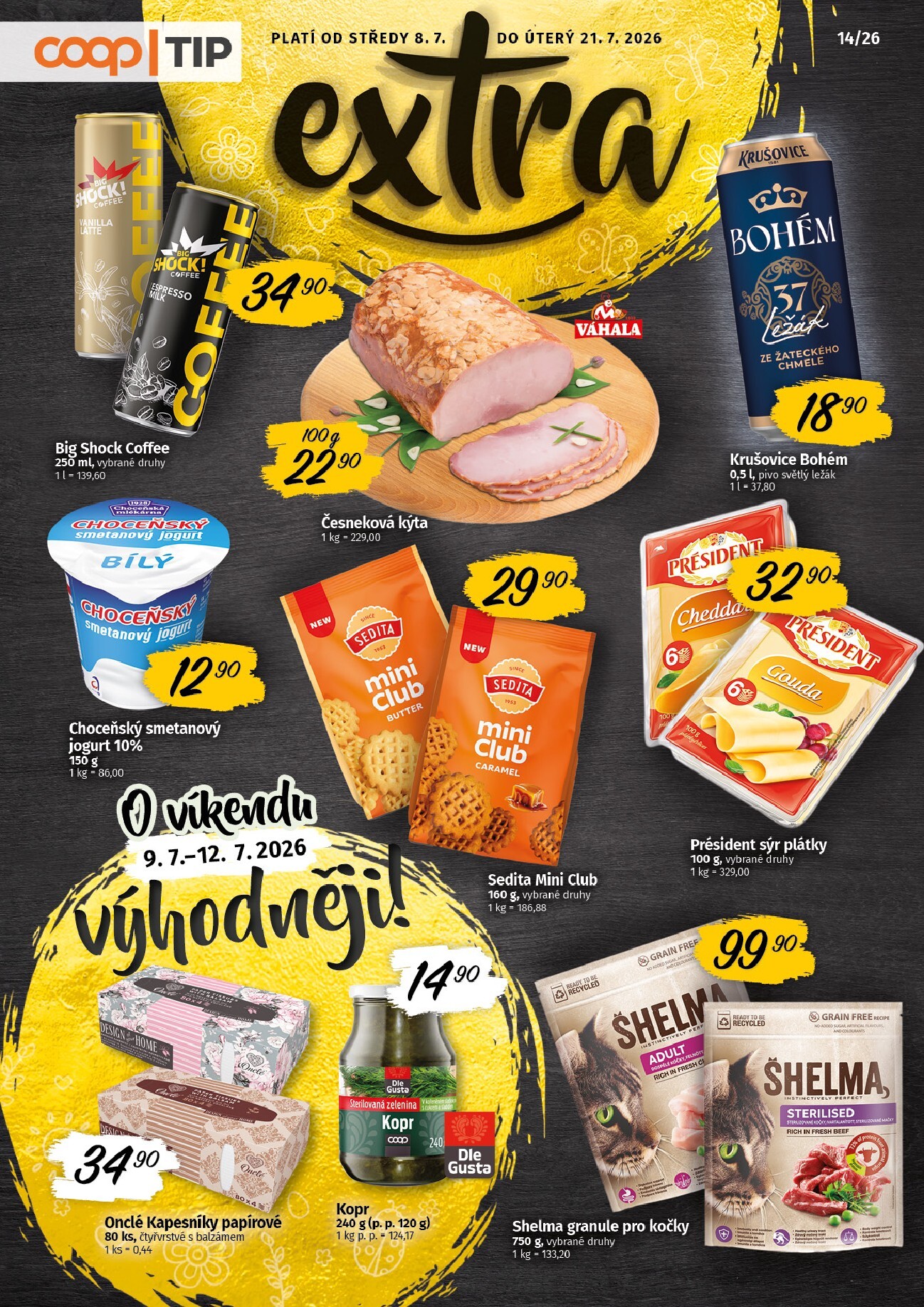 coop - Aktuální Coop - Tip Extra leták platný od středy 08.07.2026 do úterý 21.07.2026 - page: 1