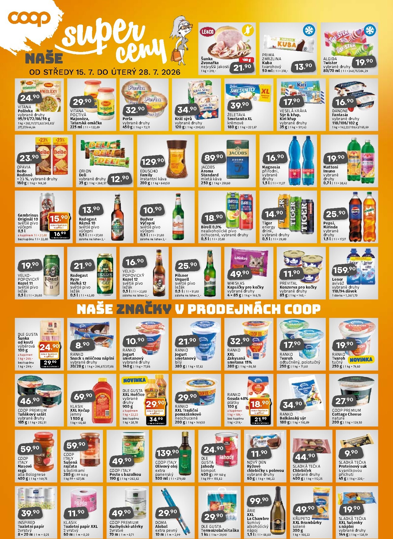 coop - Budoucí Coop - Jižní Čechy leták platný od středy 15.07.2026 do úterý 28.07.2026 - page: 2