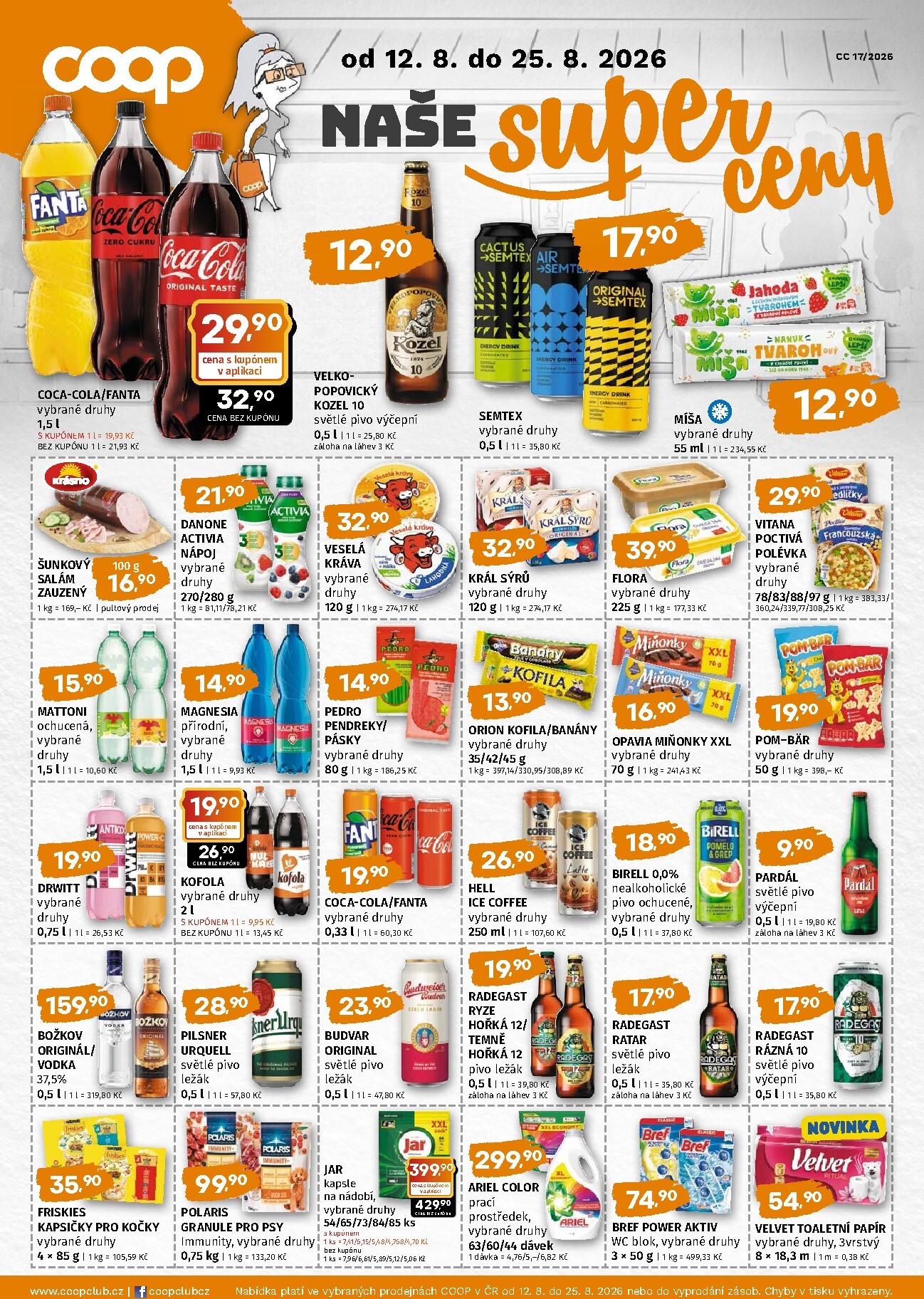 coop - Aktuální Coop - Naše značky leták platný od středy 12.08.2026 do úterý 25.08.2026