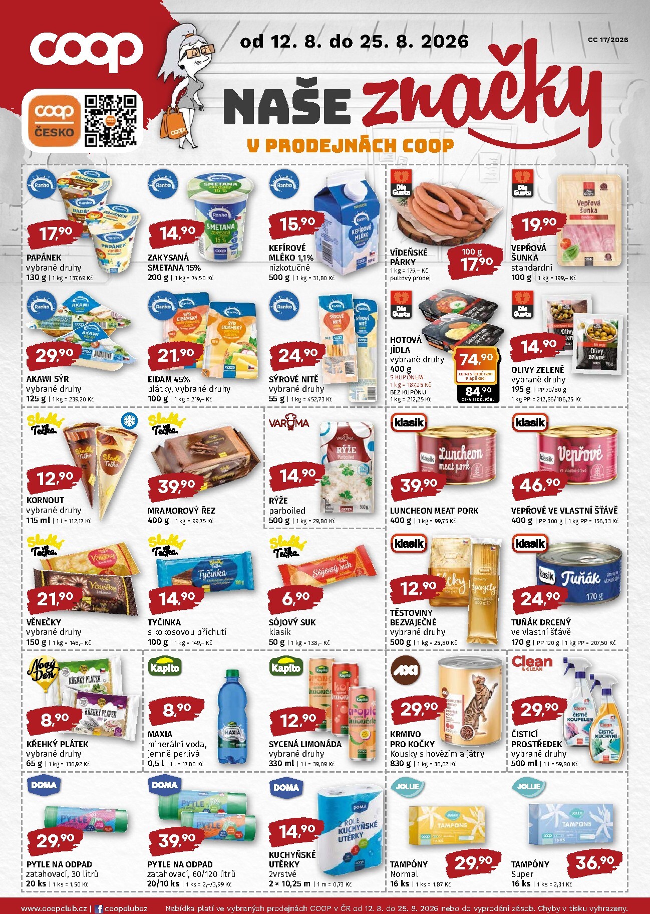 coop - Aktuální Coop - Naše značky leták platný od středy 12.08.2026 do úterý 25.08.2026 - page: 2