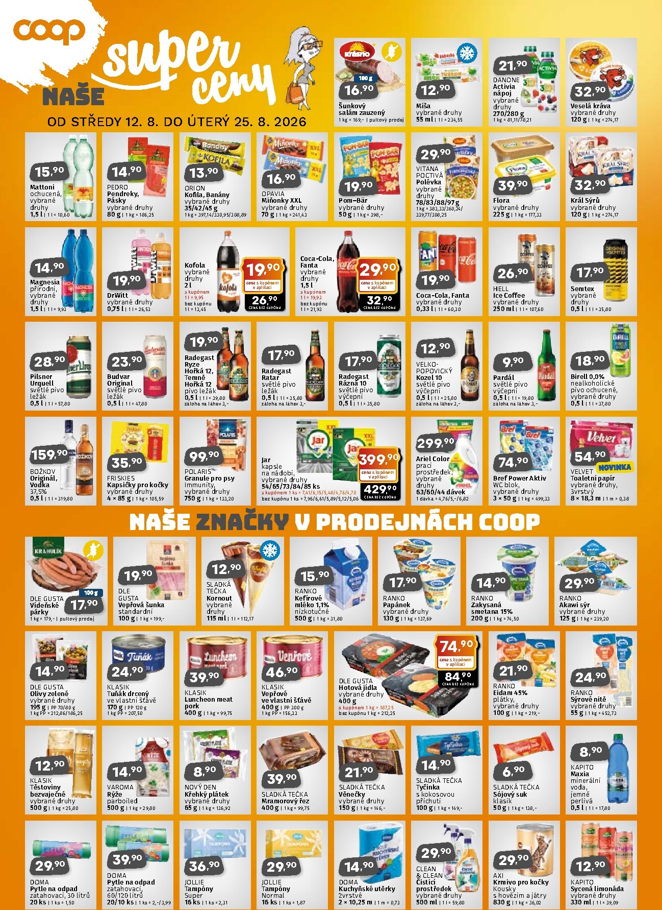 coop - Aktuální Coop - Jižní Čechy leták platný od středy 12.08.2026 do úterý 25.08.2026 - page: 2