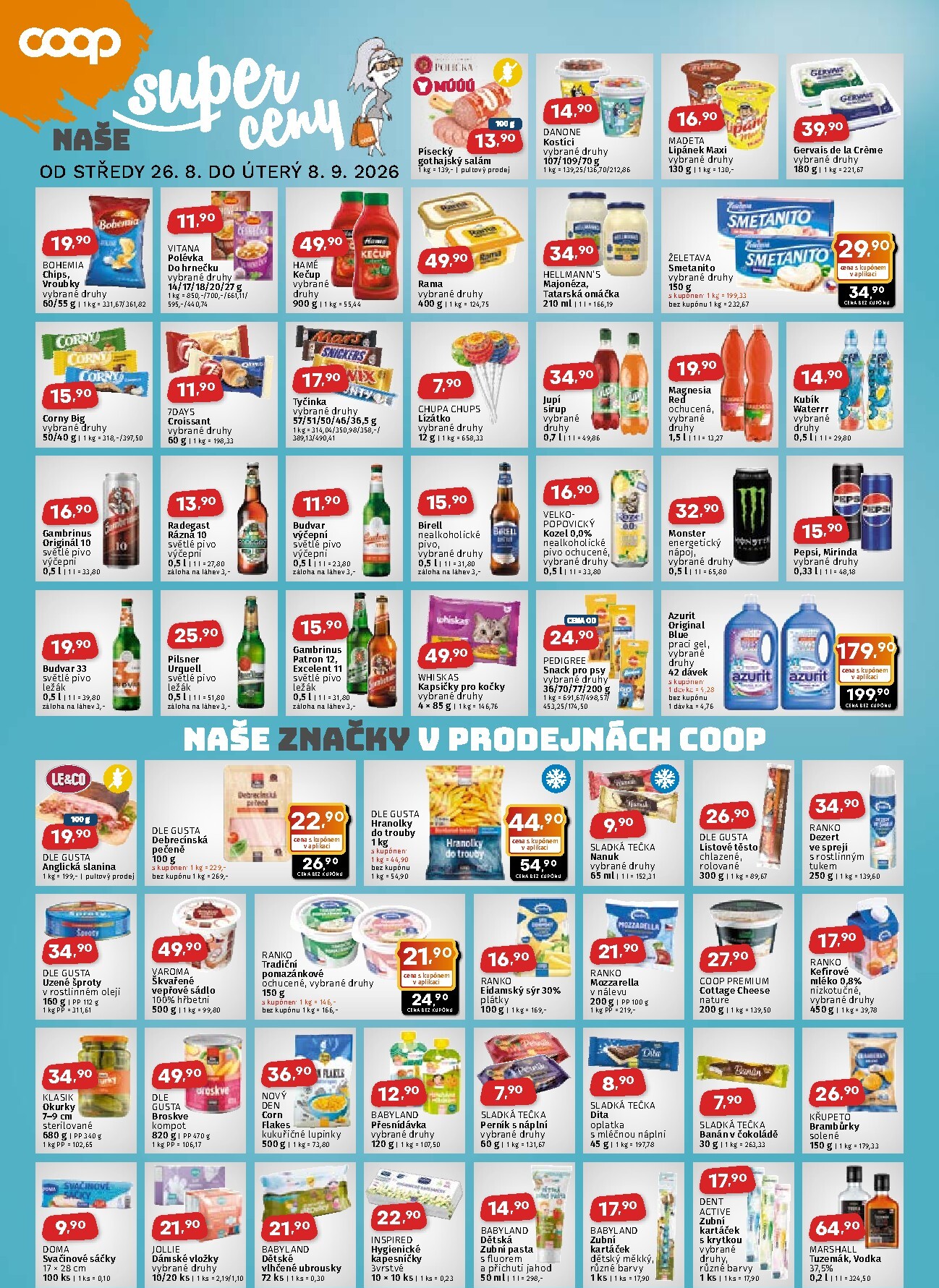 coop - Aktuální Coop - Jižní Čechy leták platný od středy 26.08.2026 do úterý 08.09.2026 - page: 2